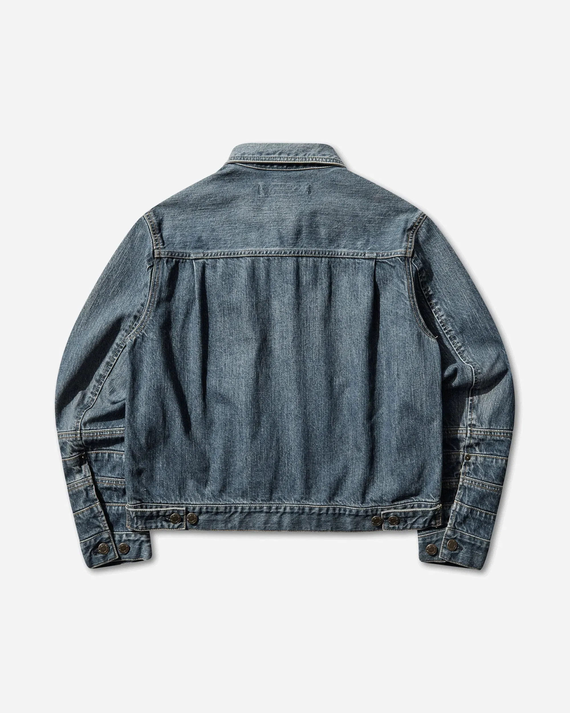 Undercover Women's Distressed Denim Zip Jacket Indigo