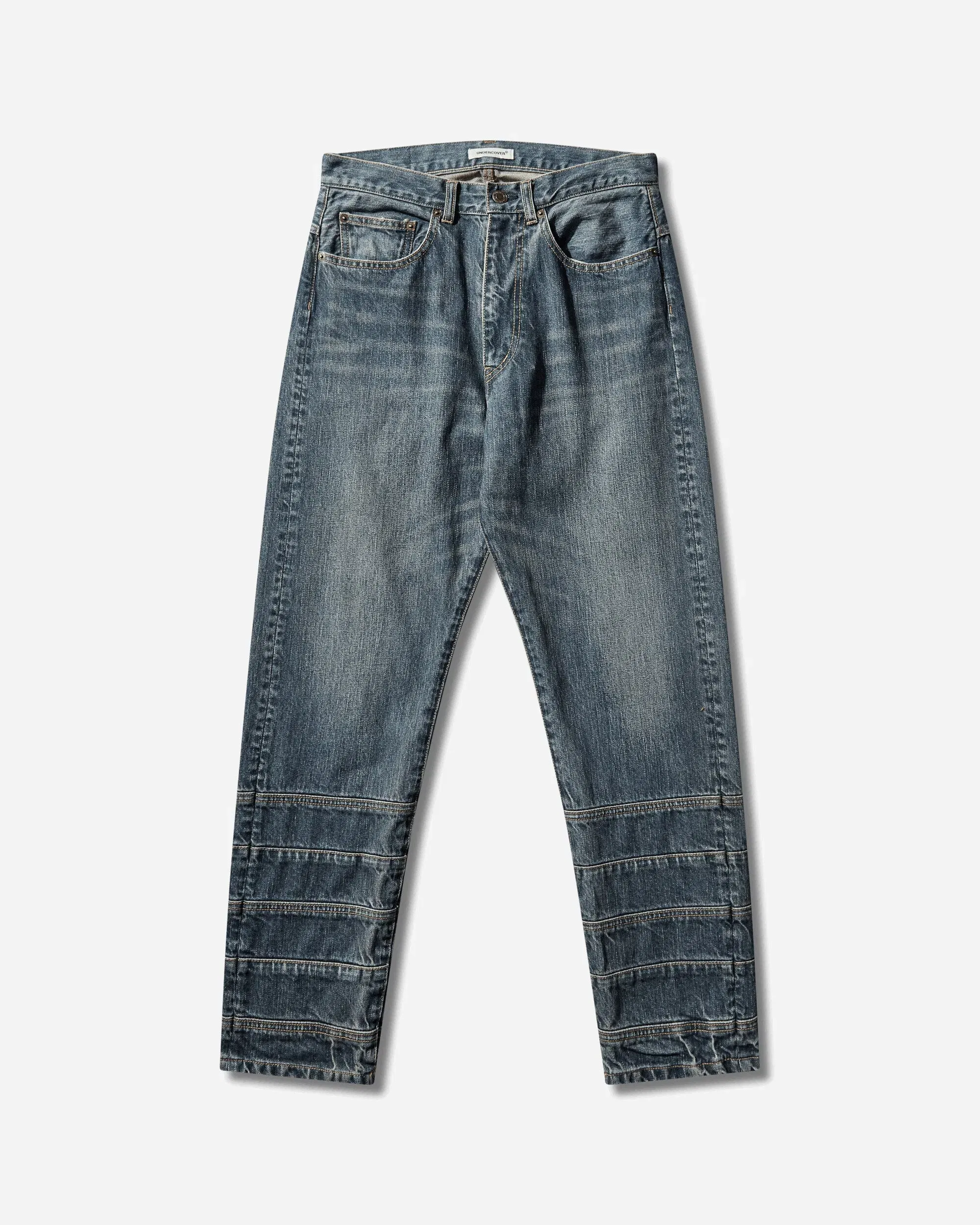 Undercover Women's Distressed Denim Pants Indigo