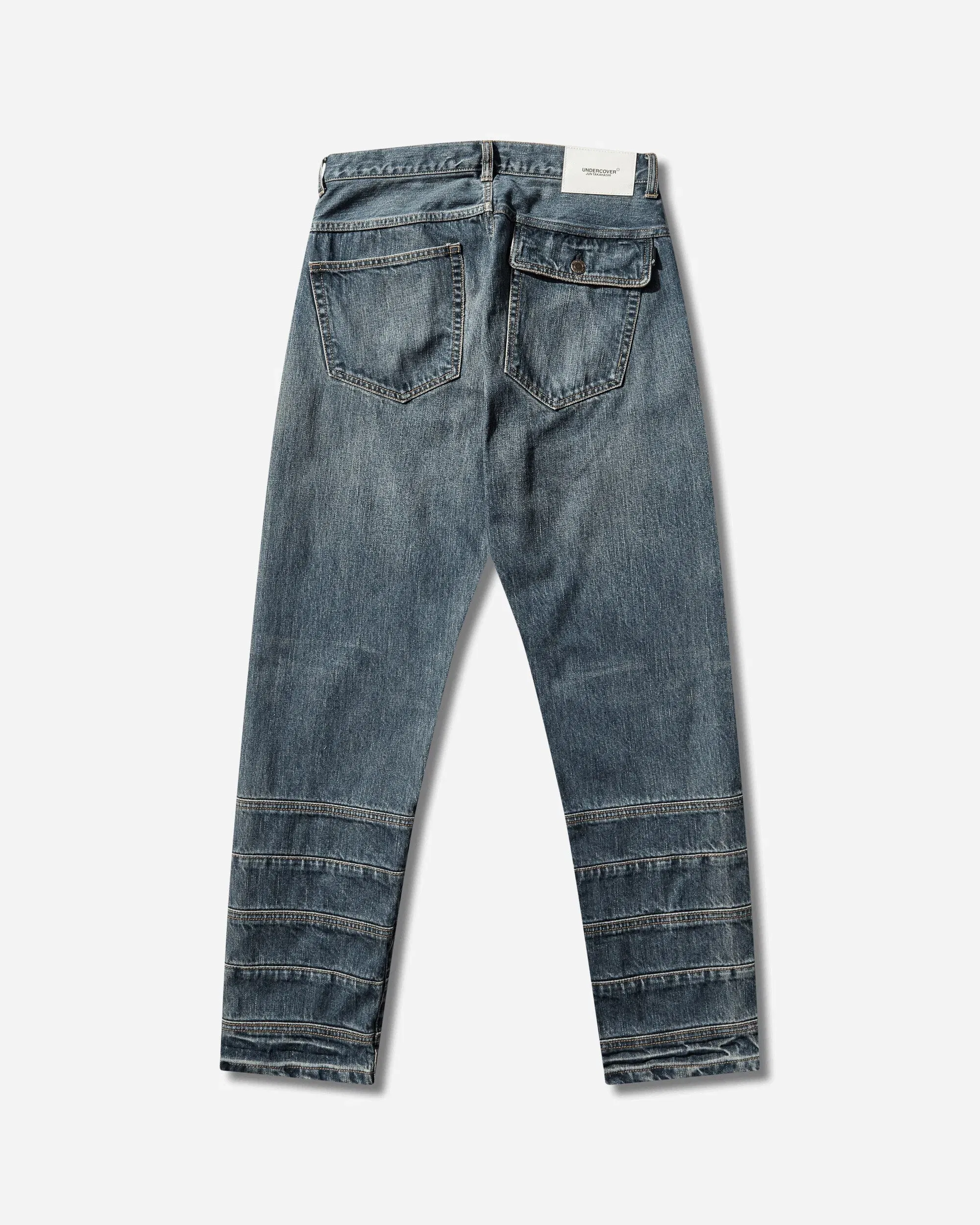 Undercover Women's Distressed Denim Pants Indigo