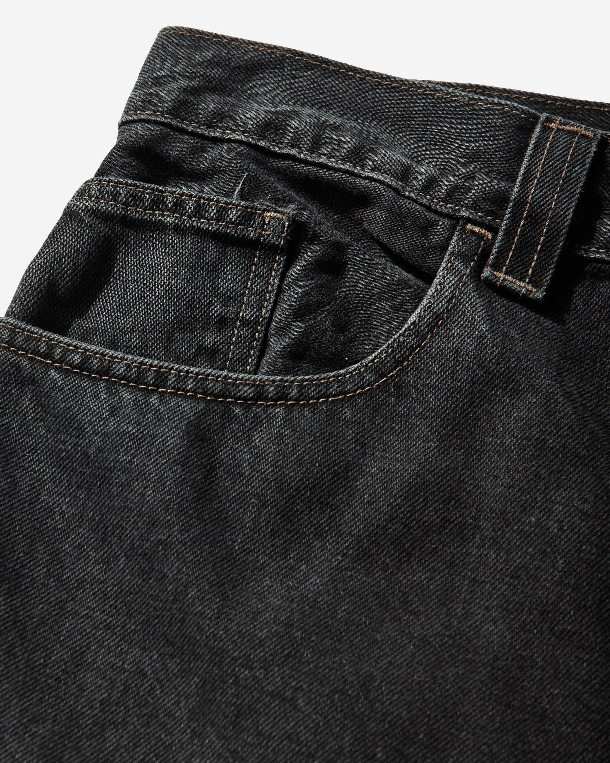 Carhartt WIP Men's Brandon Shorts Black (Stone Washed)