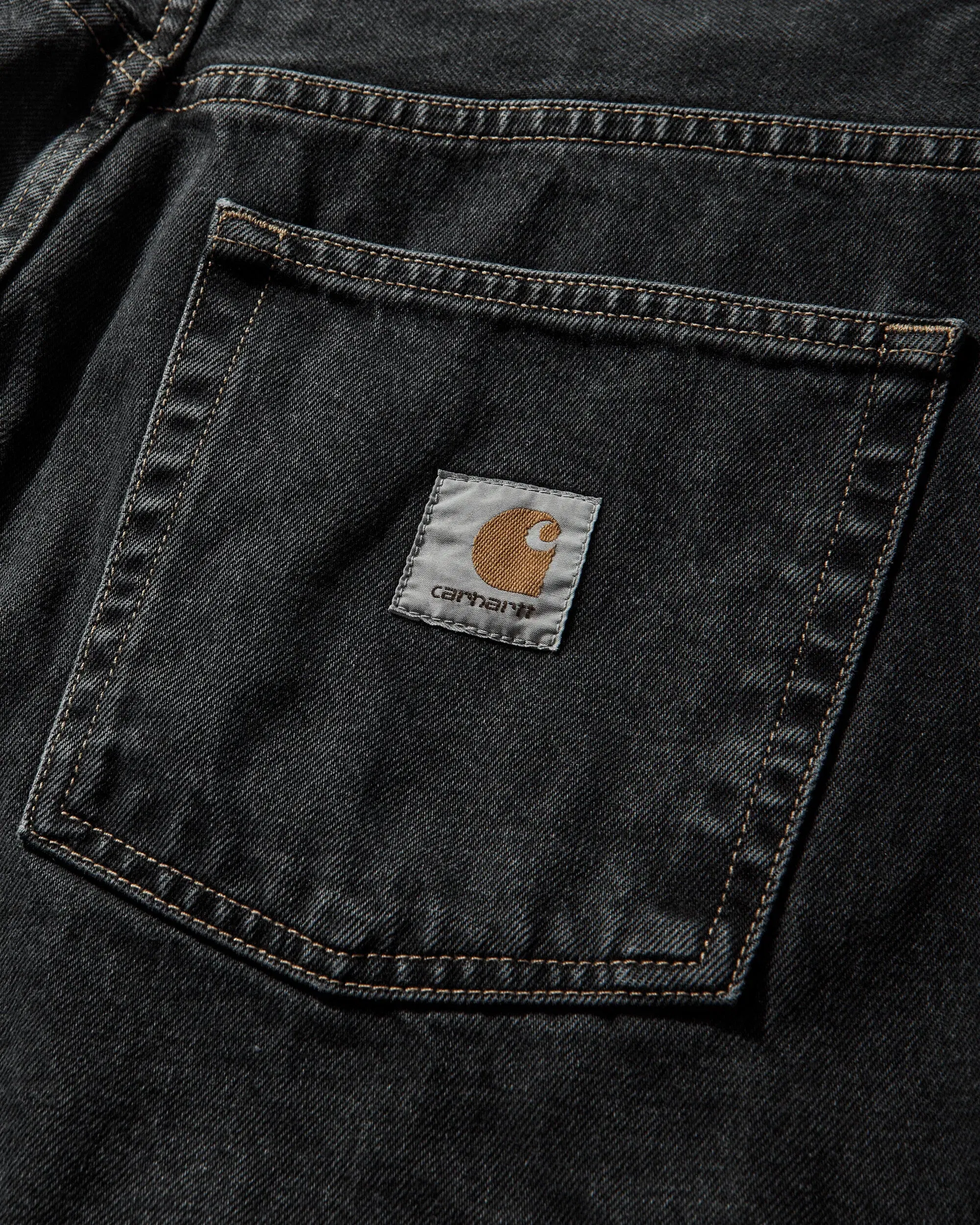 Carhartt WIP Men's Brandon Shorts Black (Stone Washed)