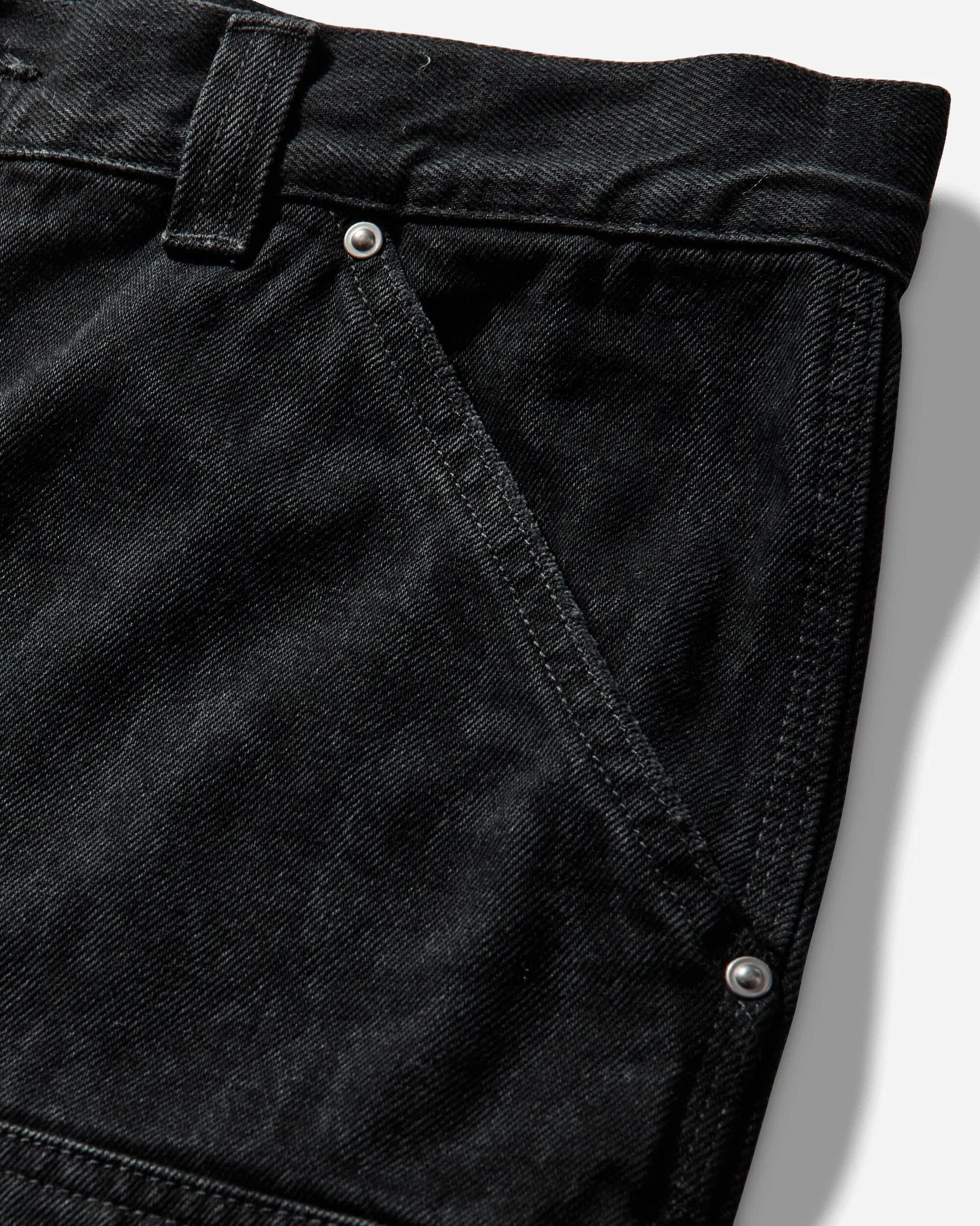 Carhartt WIP Men's OG Double Knee Shorts Snake Camo / Black (Heavy Stone Wash)