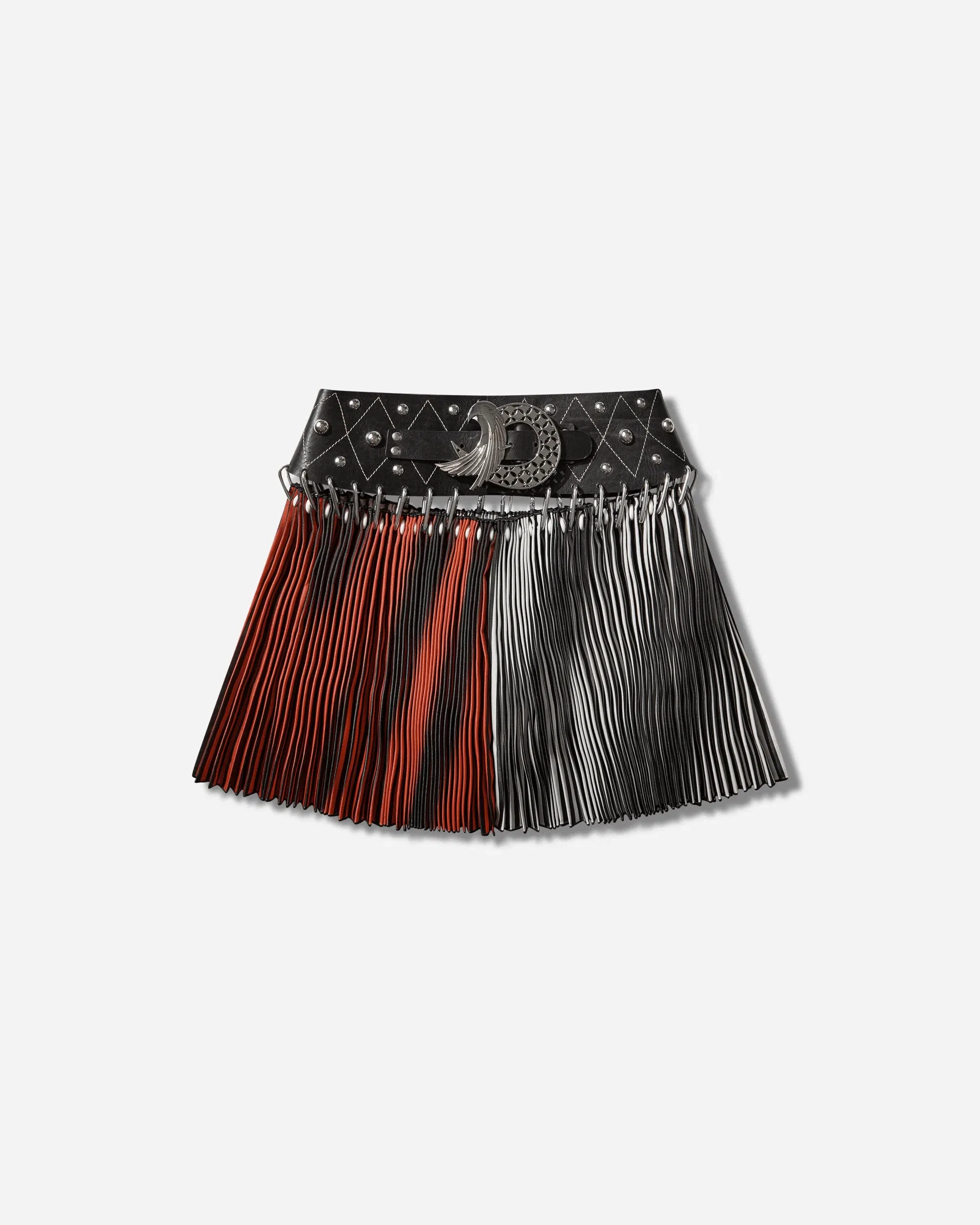 Chopova Lowena Women's Straight Ride Mini Carabiner Skirt Multicolor