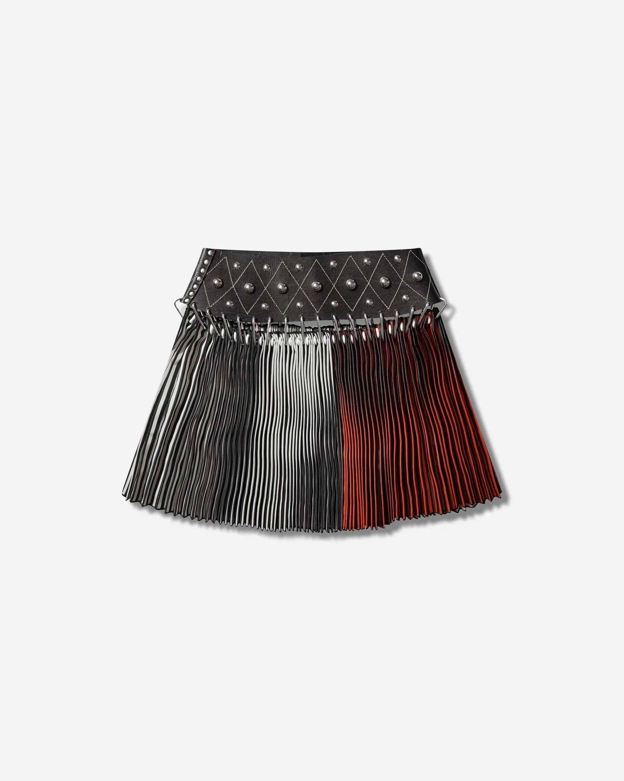 Chopova Lowena Women's Straight Ride Mini Carabiner Skirt Multicolor