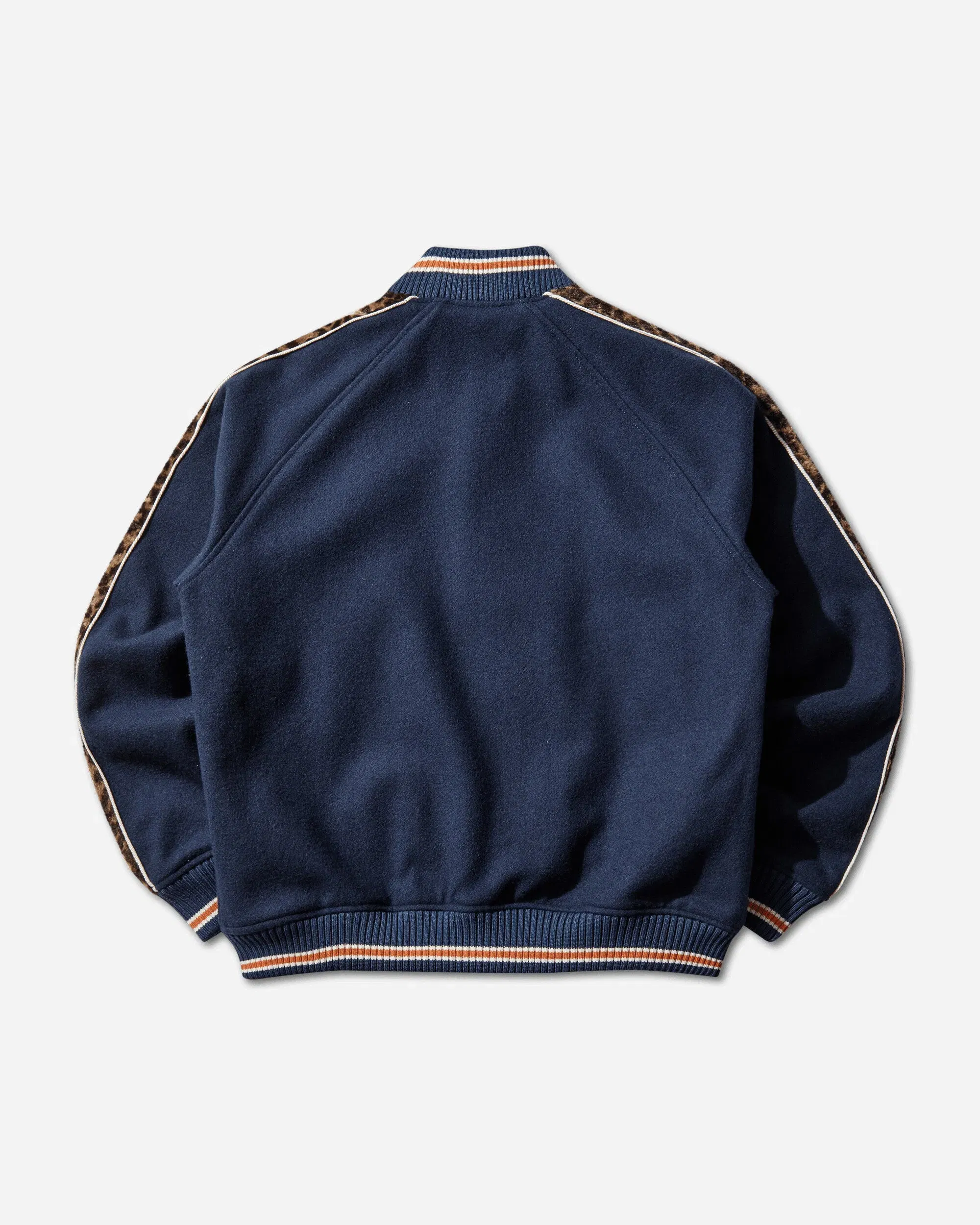 Hysteric Glamour Men's Bloody Hysteric Patch Stadium Jacket Blue