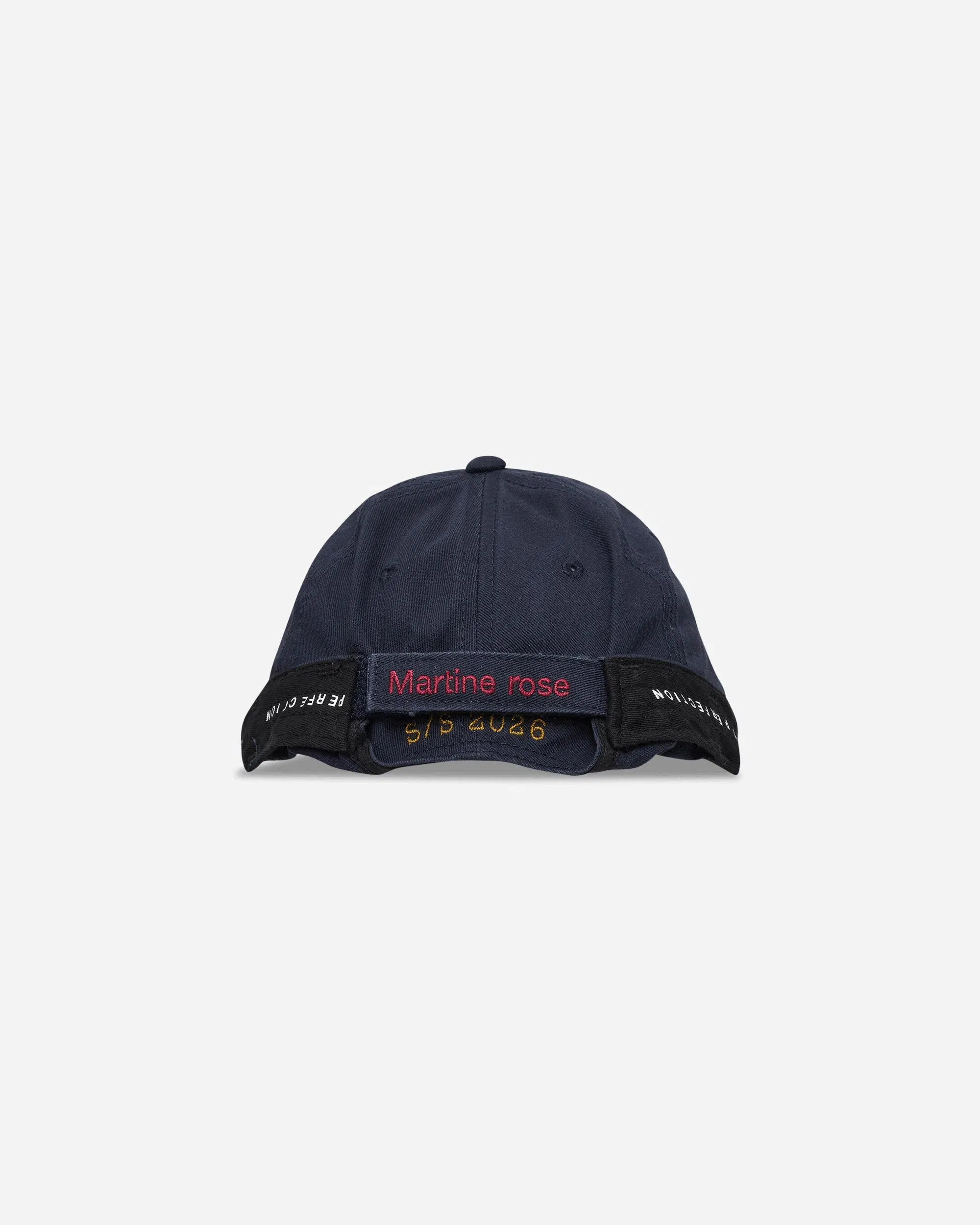 Martine Rose Roll Back Cap Blue Navy