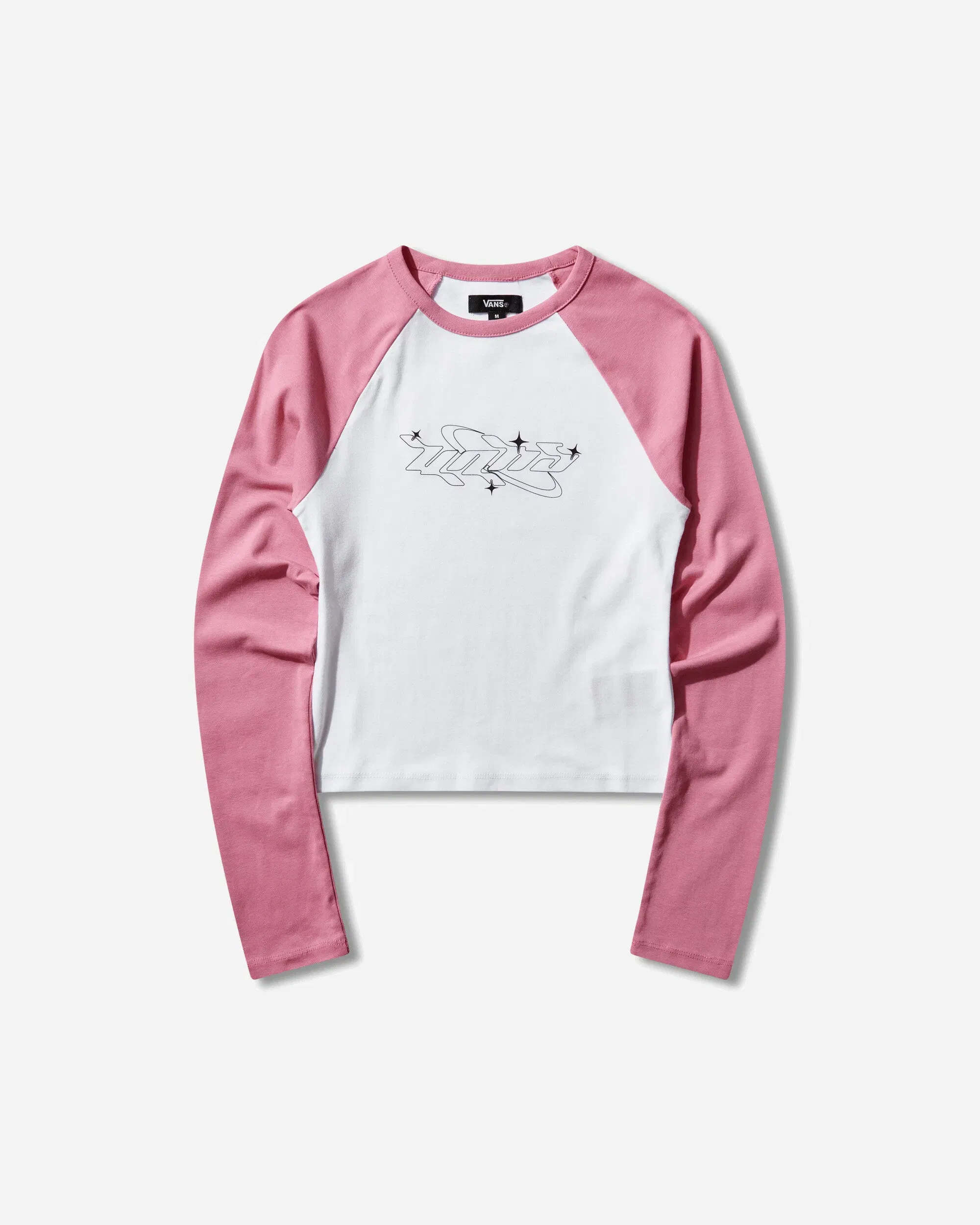 Vans Women's Y2K Star Raglan Longsleeve T-Shirt Pink Fizz