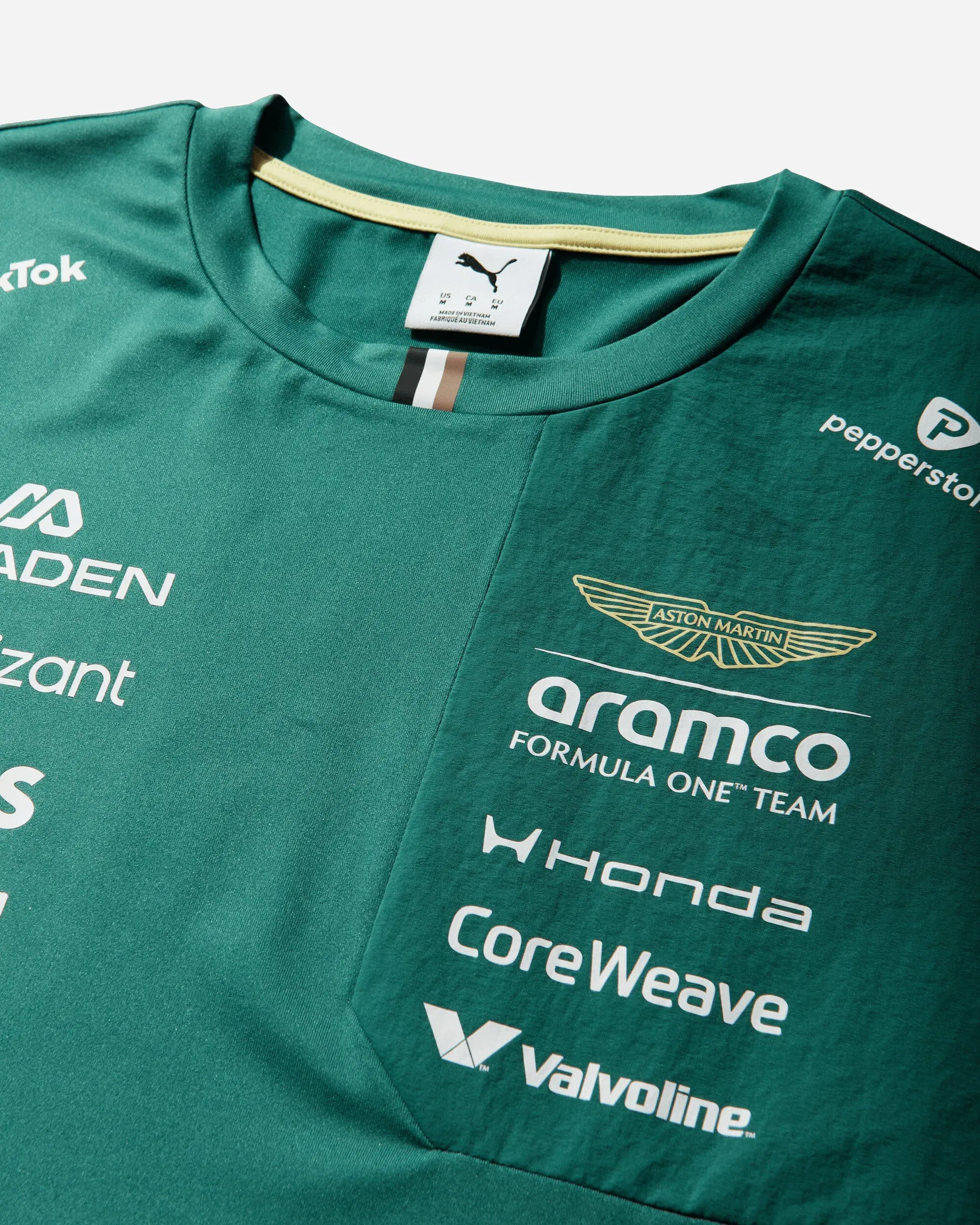 Puma ASTON MARTIN ARAMCO F1 TEAM Replica T-Shirt Green Lux