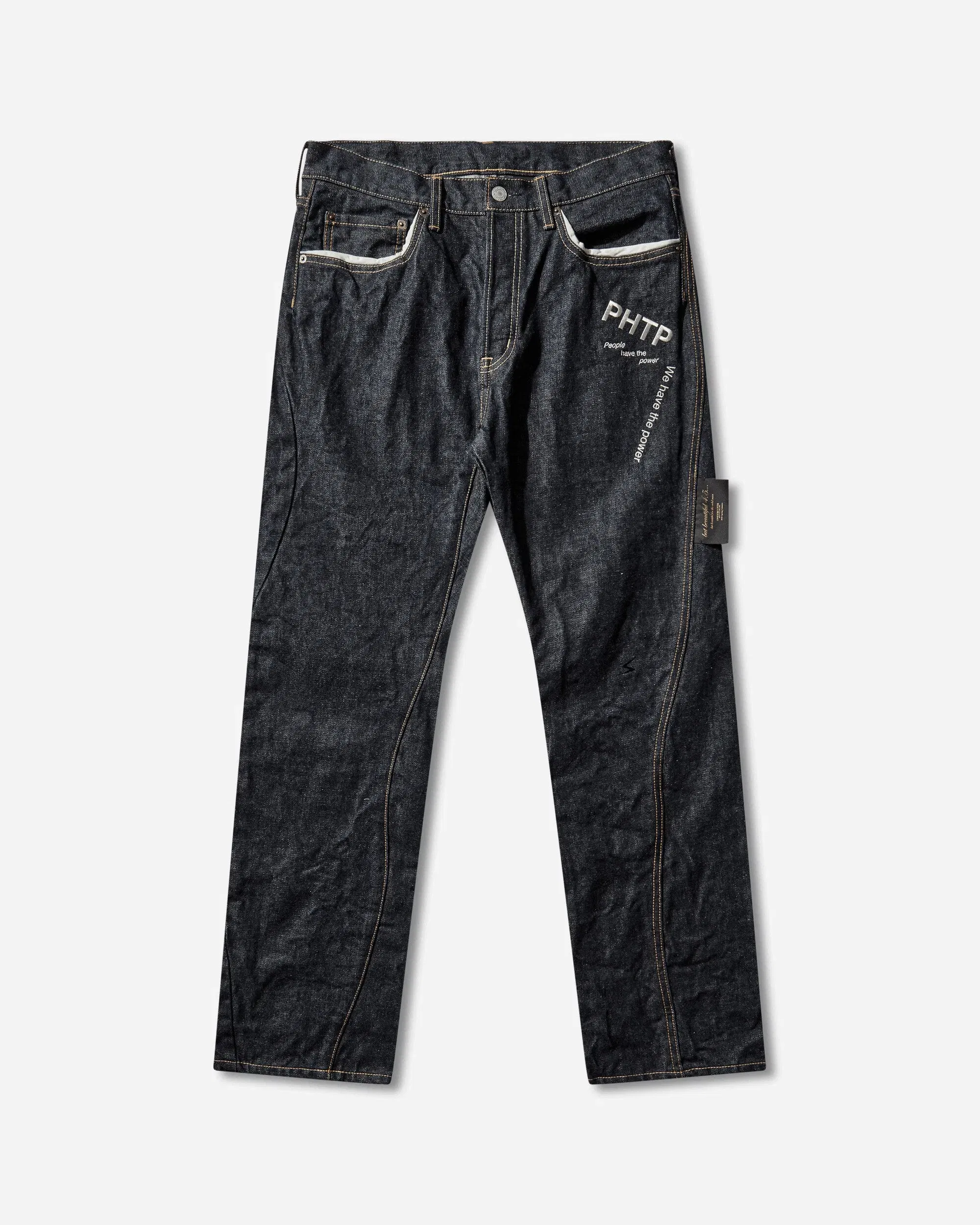 Undercover Men's People Have the Power Denim Pants Indigo