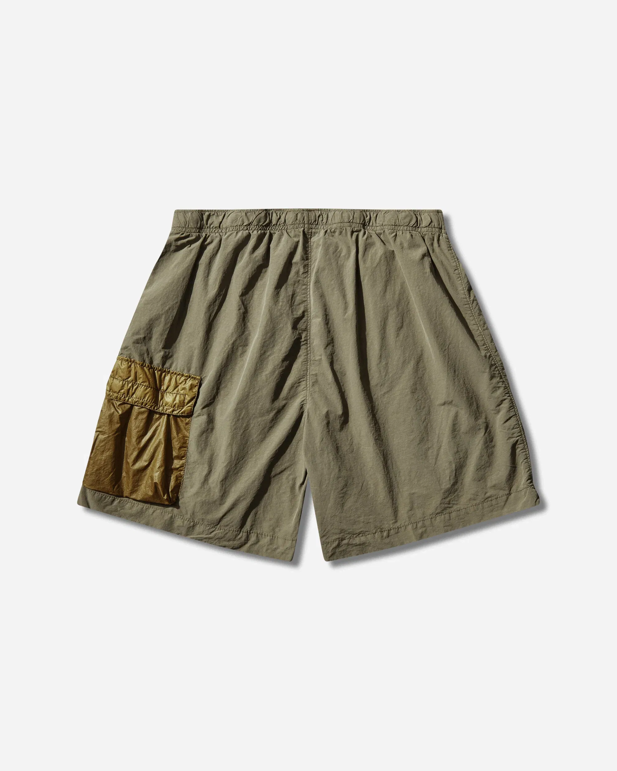 C.P. Company Men's Flatt Nylon Swim Shorts Dried Herb