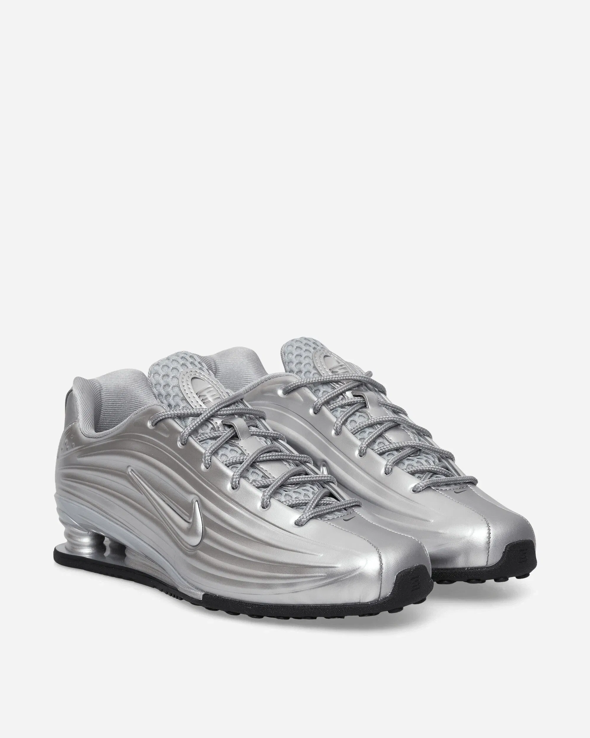 Nike Women's Shox Z Sneakers Metallic Silver / Black