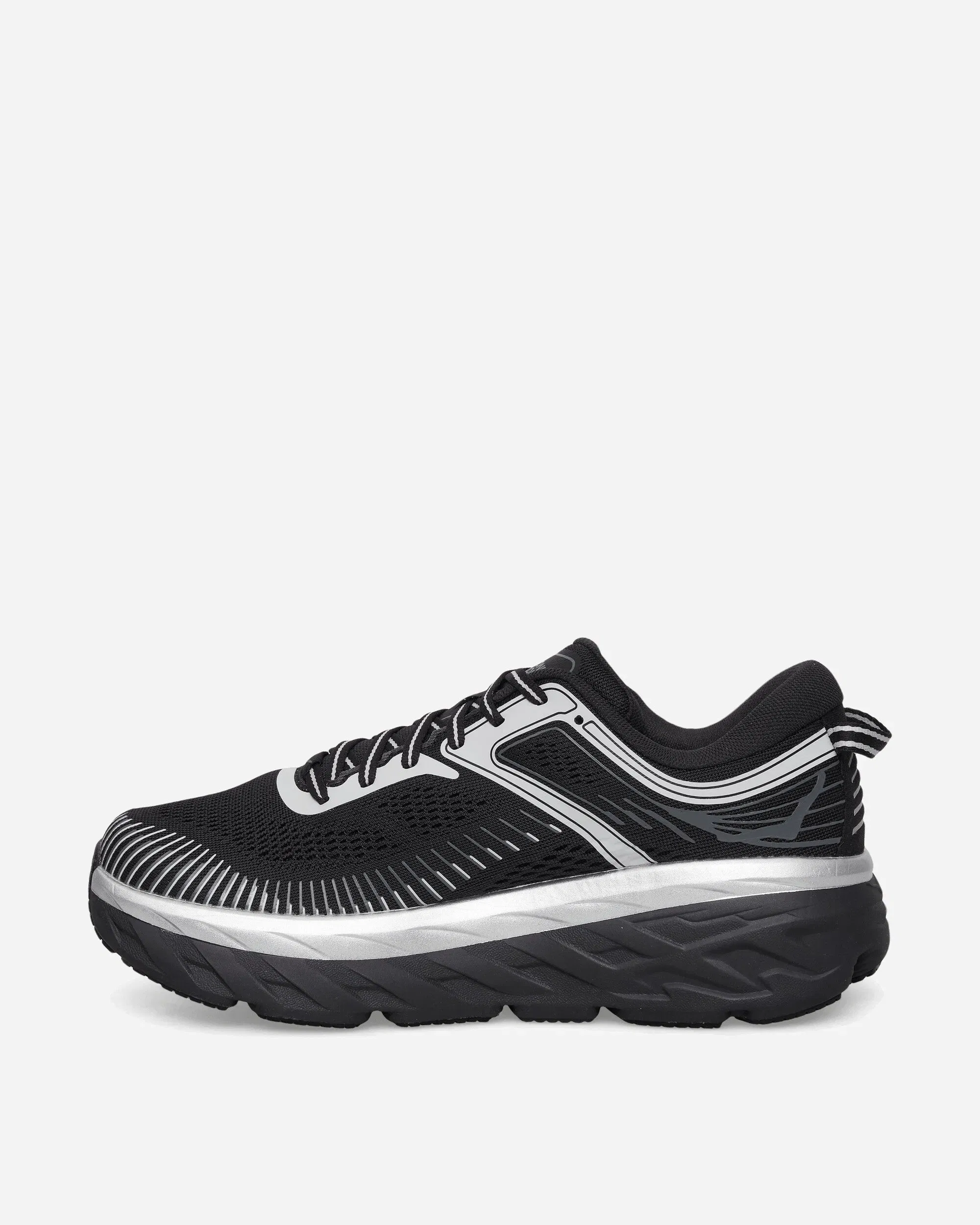 Hoka One One Men's Stealth / Tech Bondi 7 Sneakers Black / Stardust