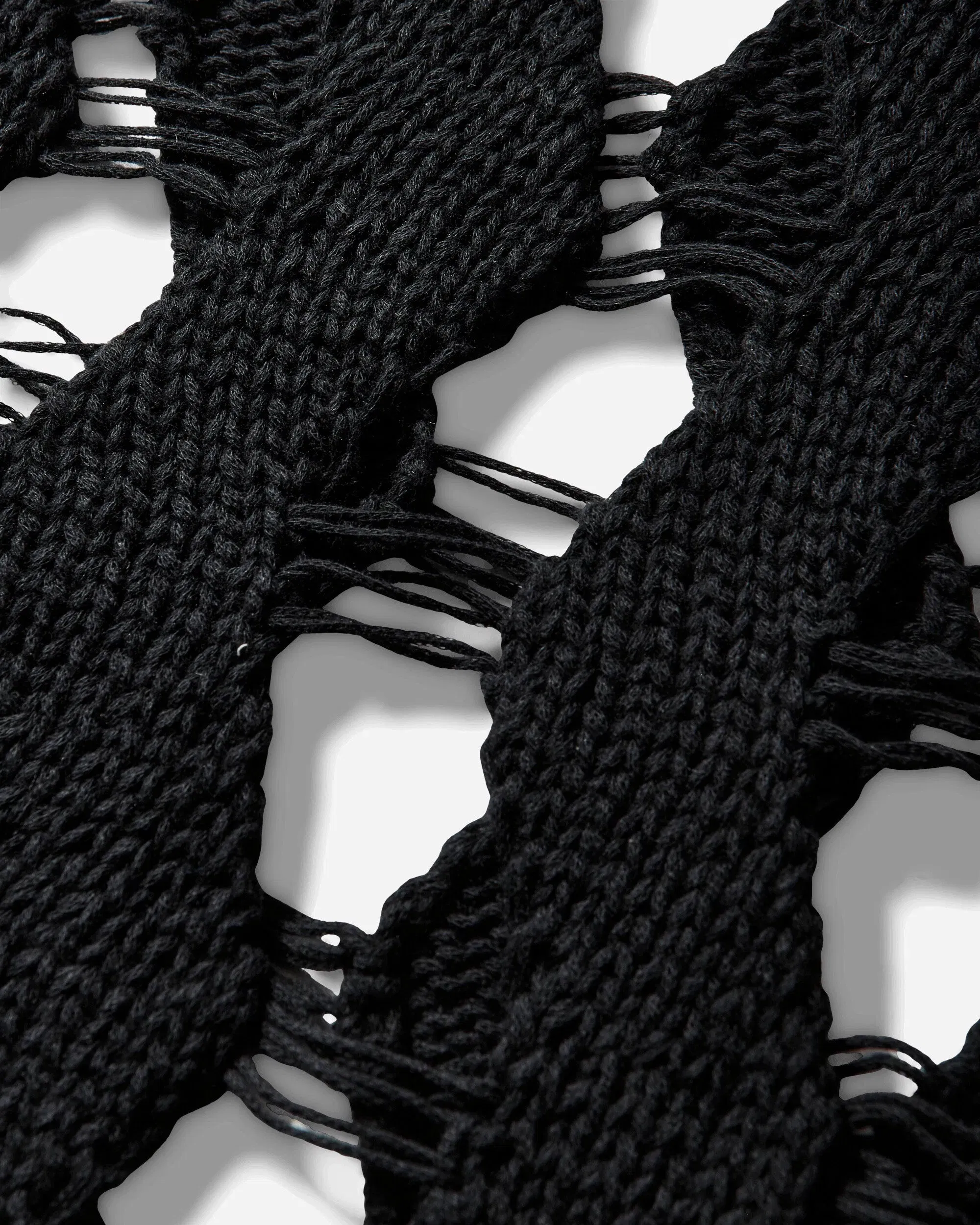 Comme Des Garçons Homme Plus Men's Cut-Out Sweater Black