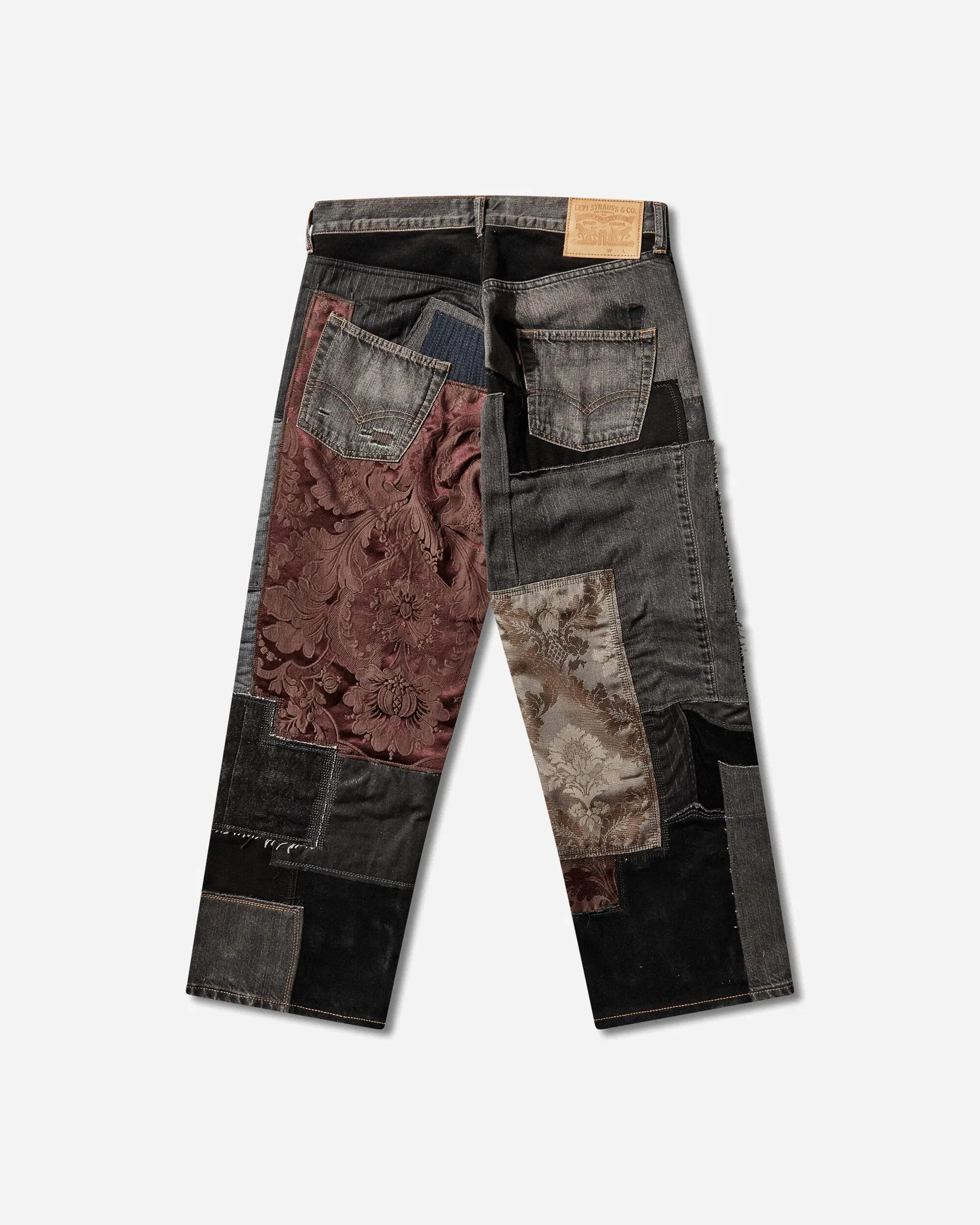 Junya Watanabe MAN Men's Levi’s Patchwork Denim Pants Black