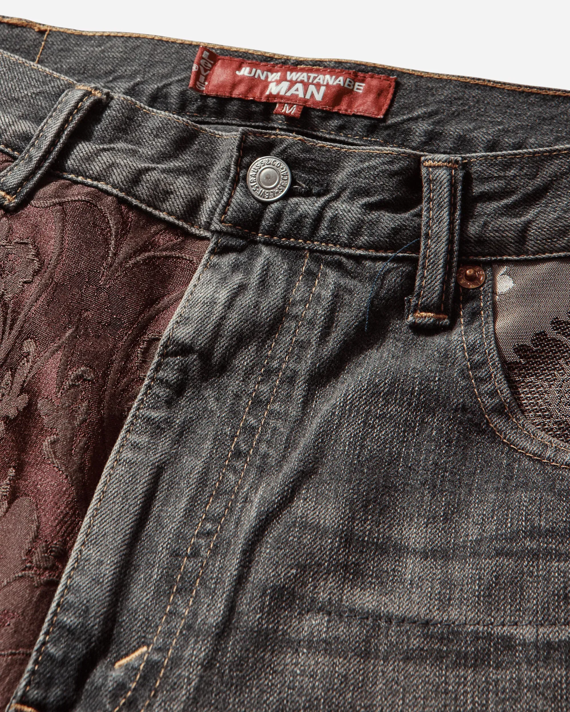 Junya Watanabe MAN Men's Levi’s Patchwork Denim Pants Black