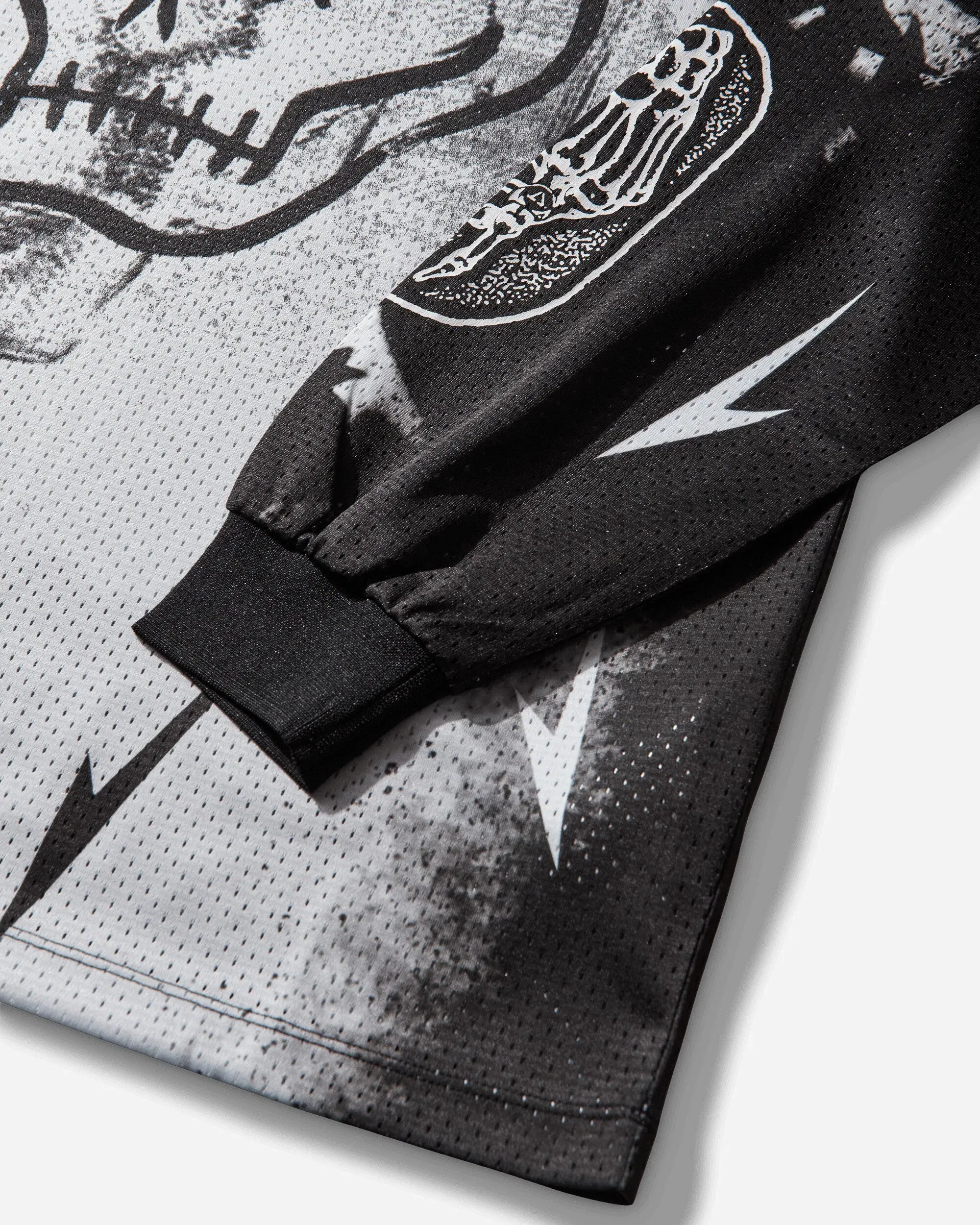 Aries Metal Airtex Longsleeve T-Shirt Black