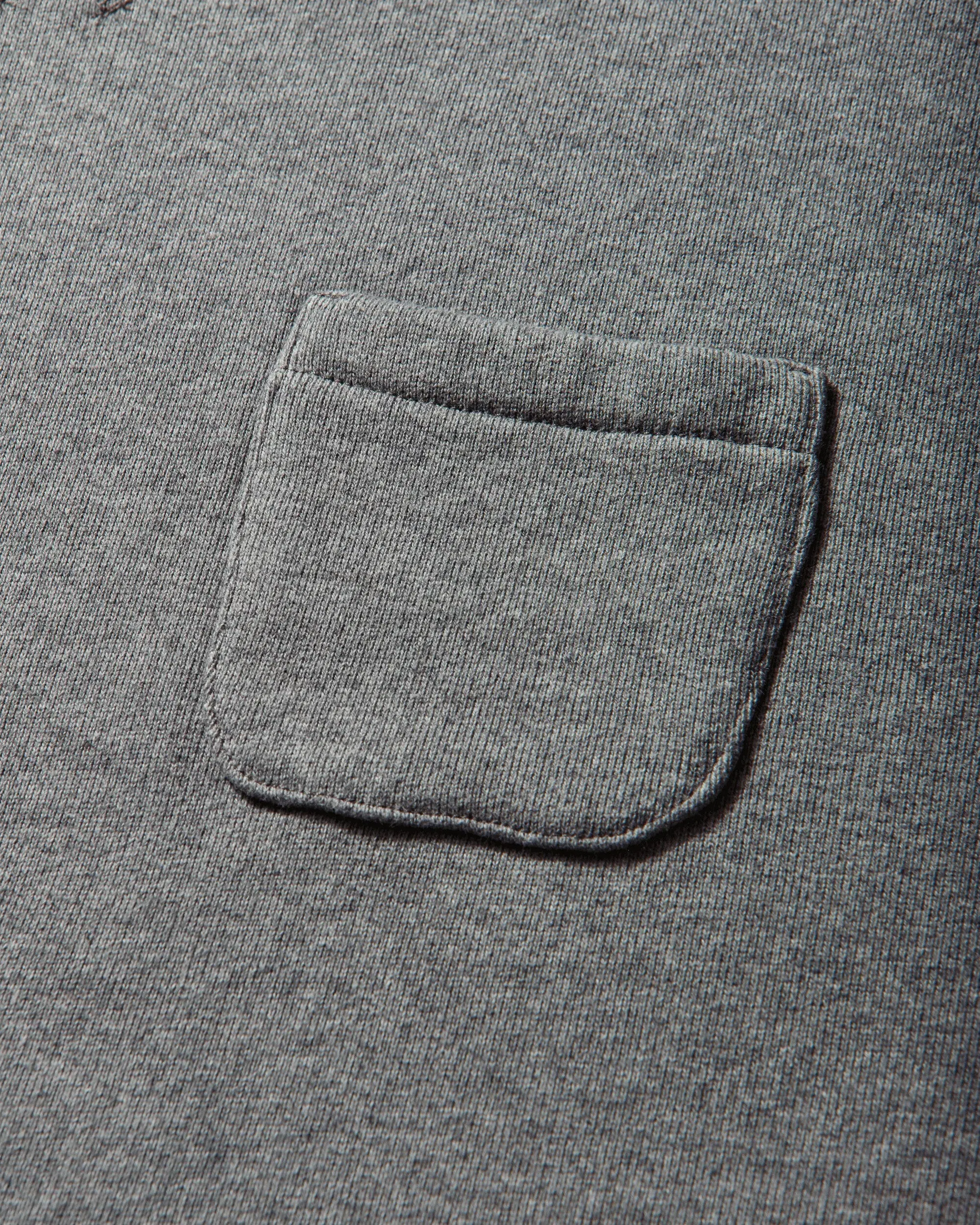 Brain Dead Boxy French Terry Sweatshirt Heather Grey