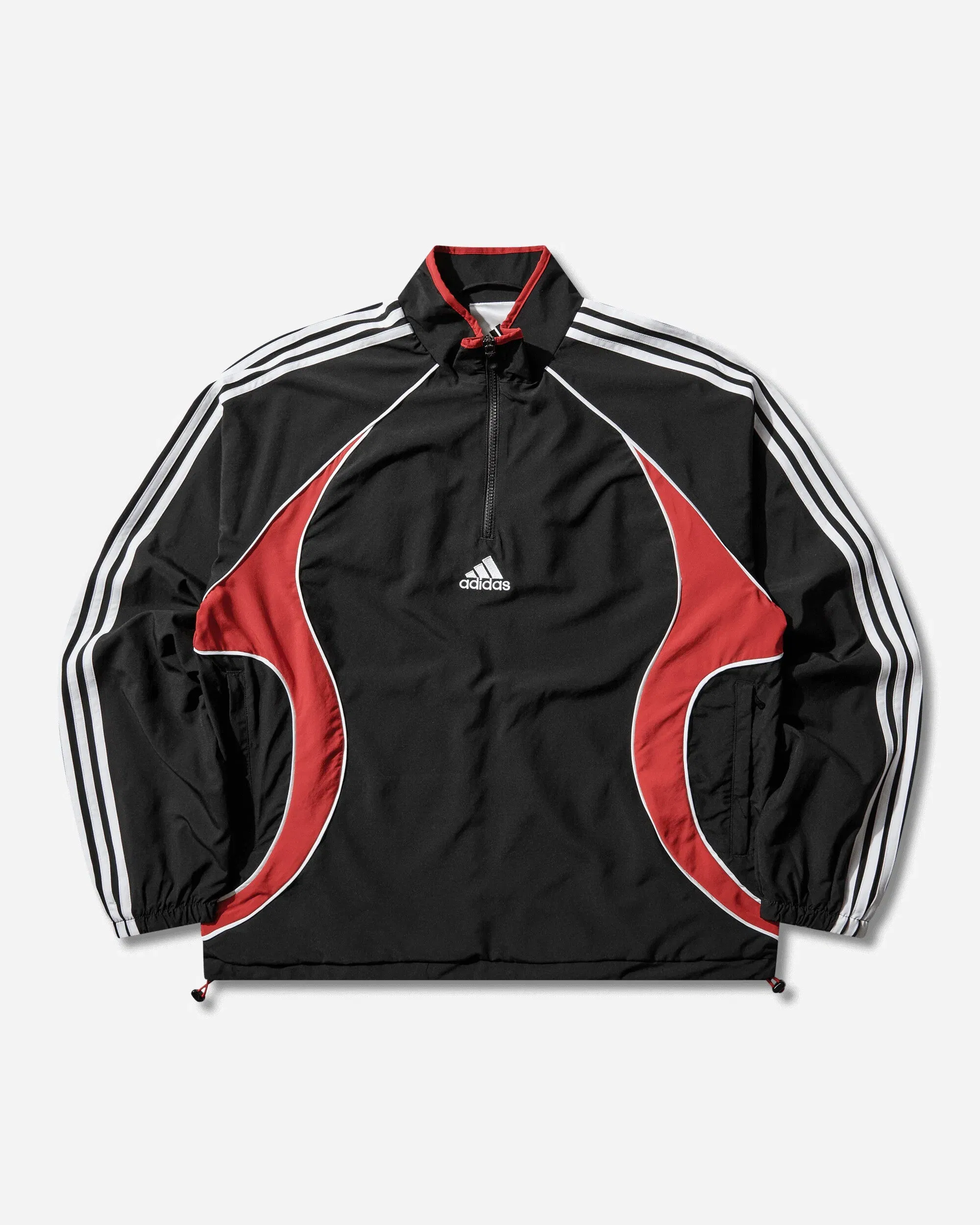 adidas Men's Teamgeist Half Zip Sweatshirt Black