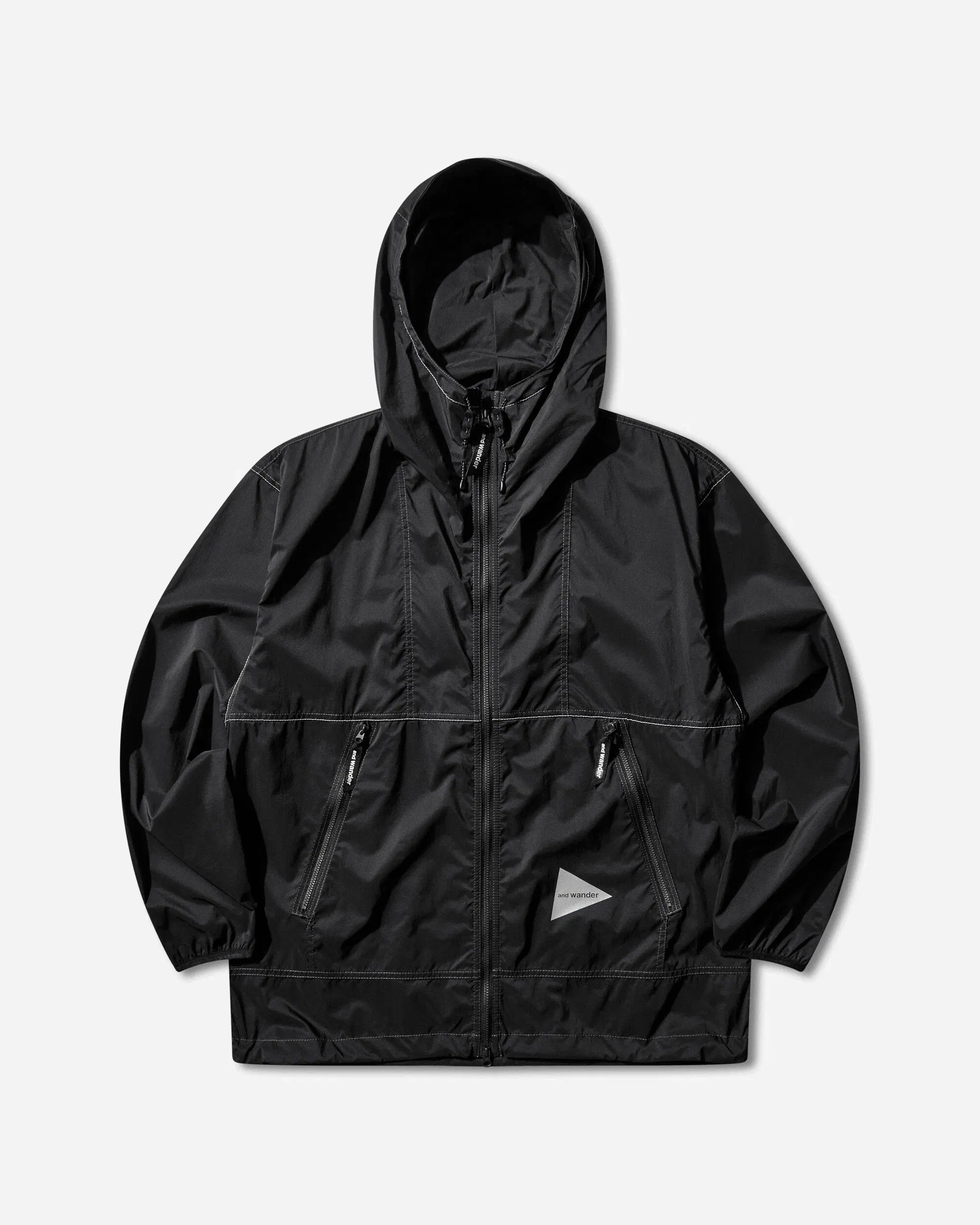 and Wander Men's PERTEX Wind Jacket Black