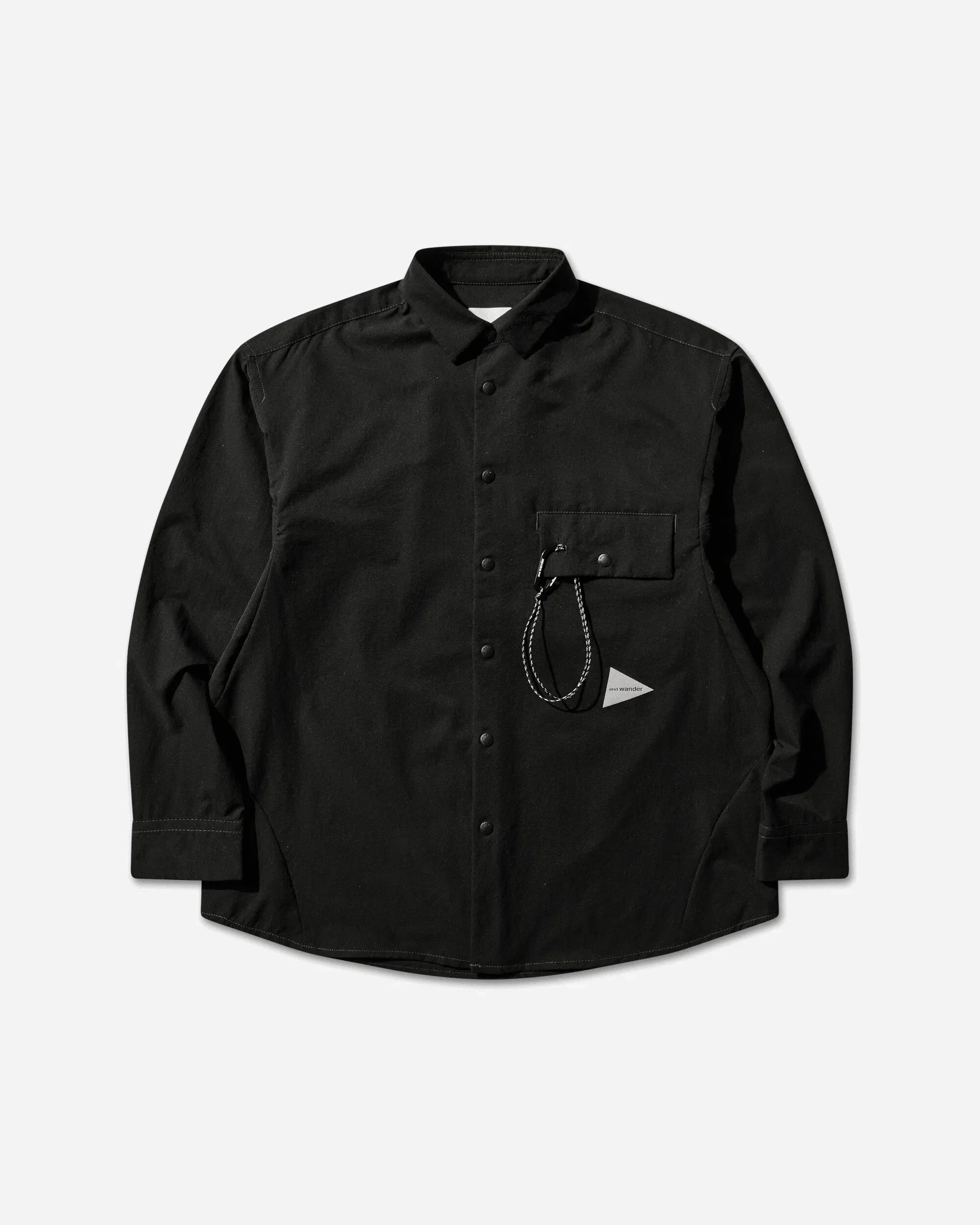 and Wander Men's Dry Breathable Longsleeve Shirt Black