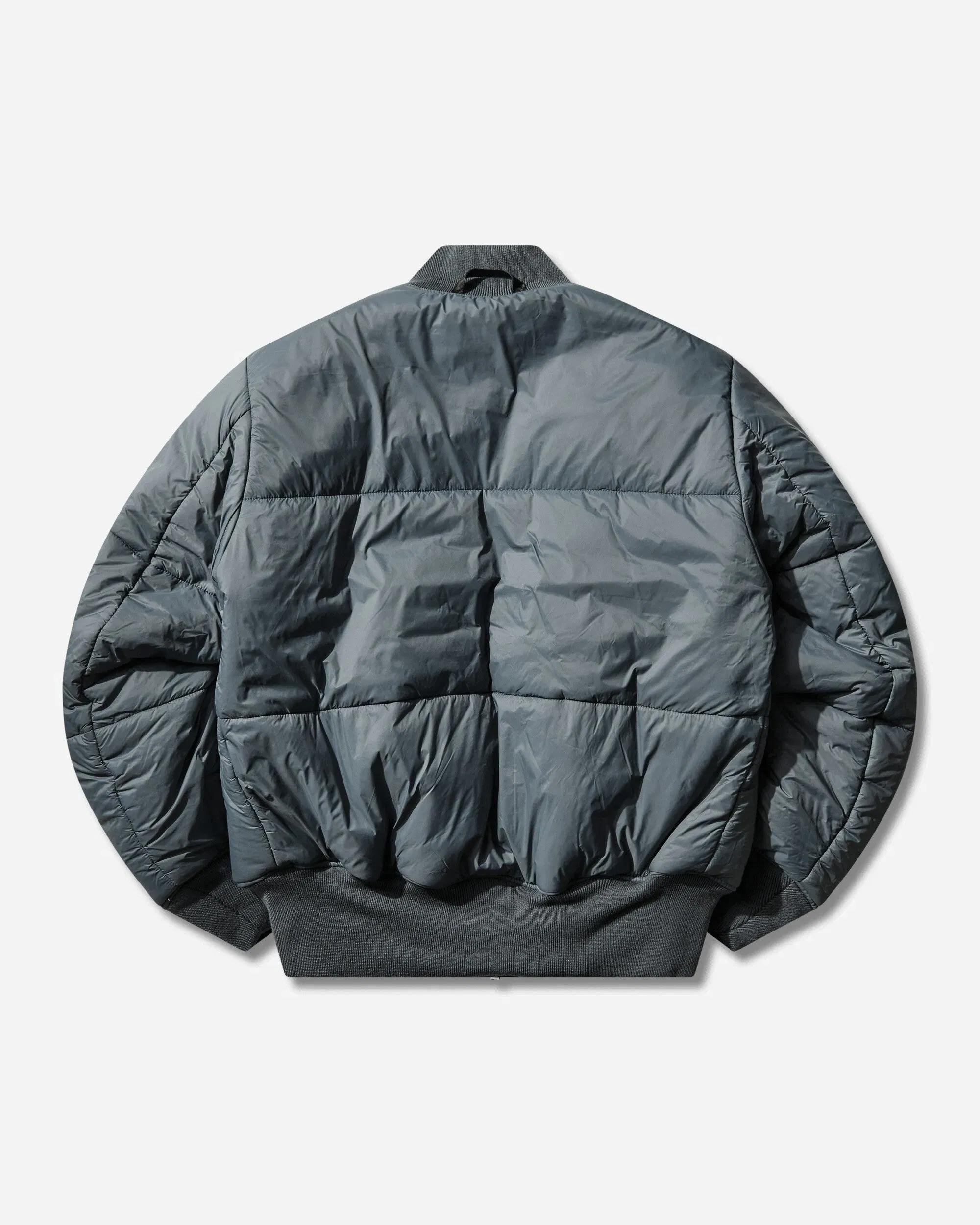 Alpha Industries Men's MA-1 Base Flight Bomber Jacket Denim Blue