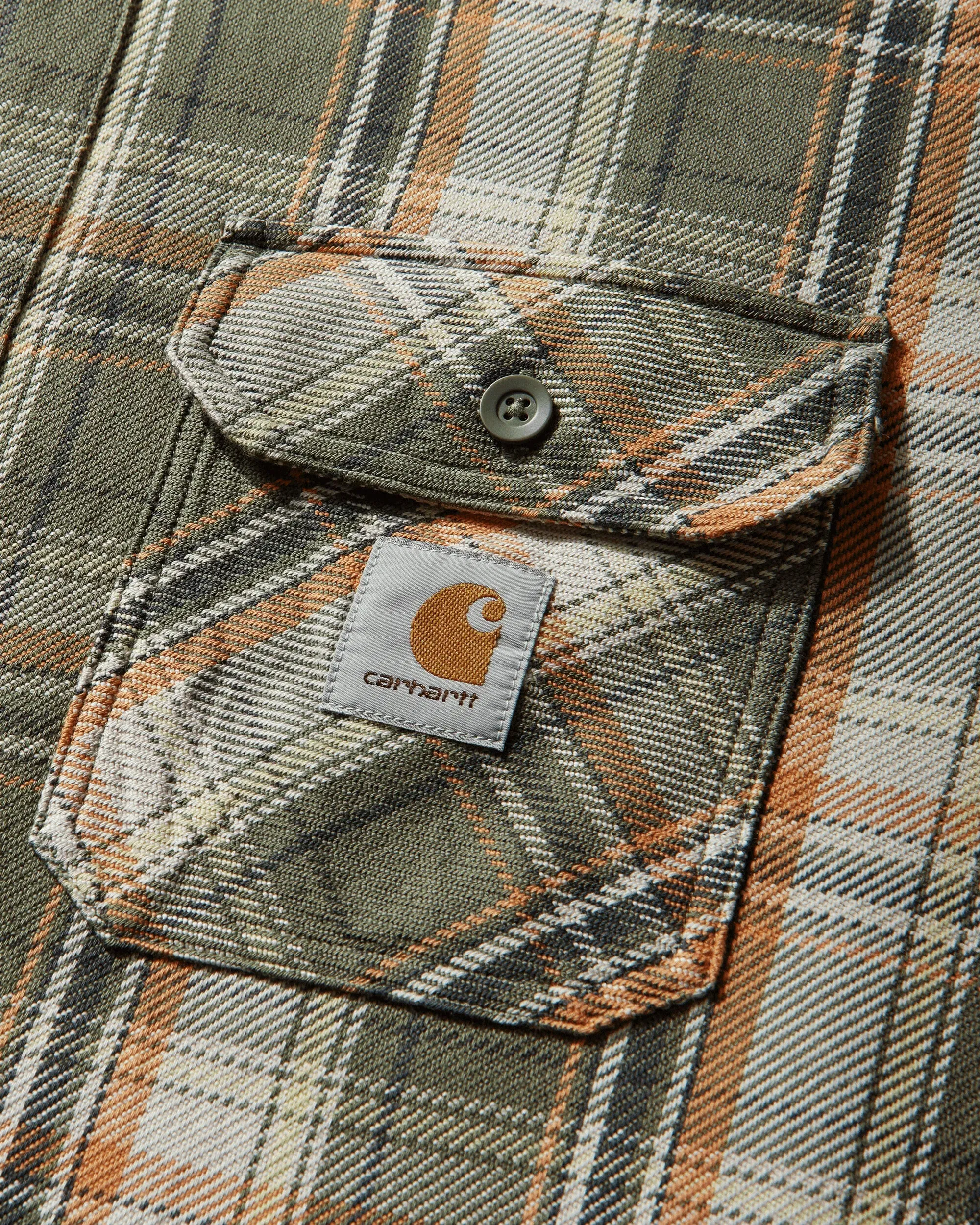 Carhartt WIP Men's Tunick Longsleeve Shirt Dollar Green