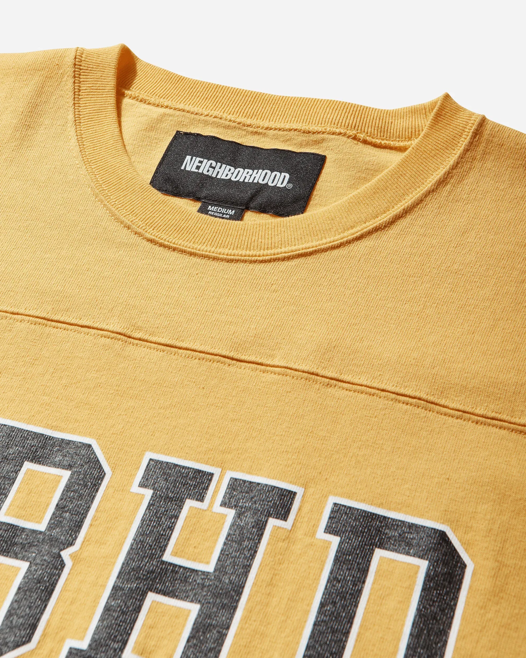 Neighborhood Men's Football Longsleeve Shirt Yellow