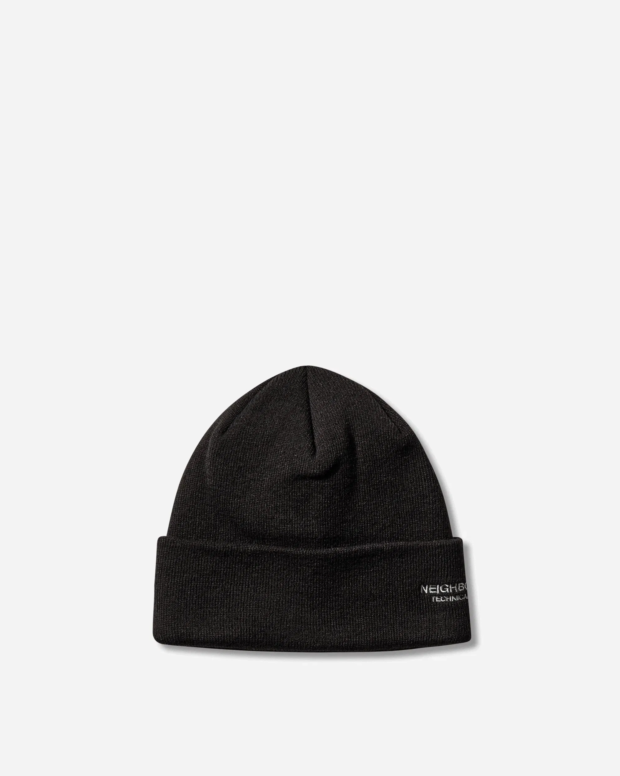 Neighborhood Logo Beanie Black