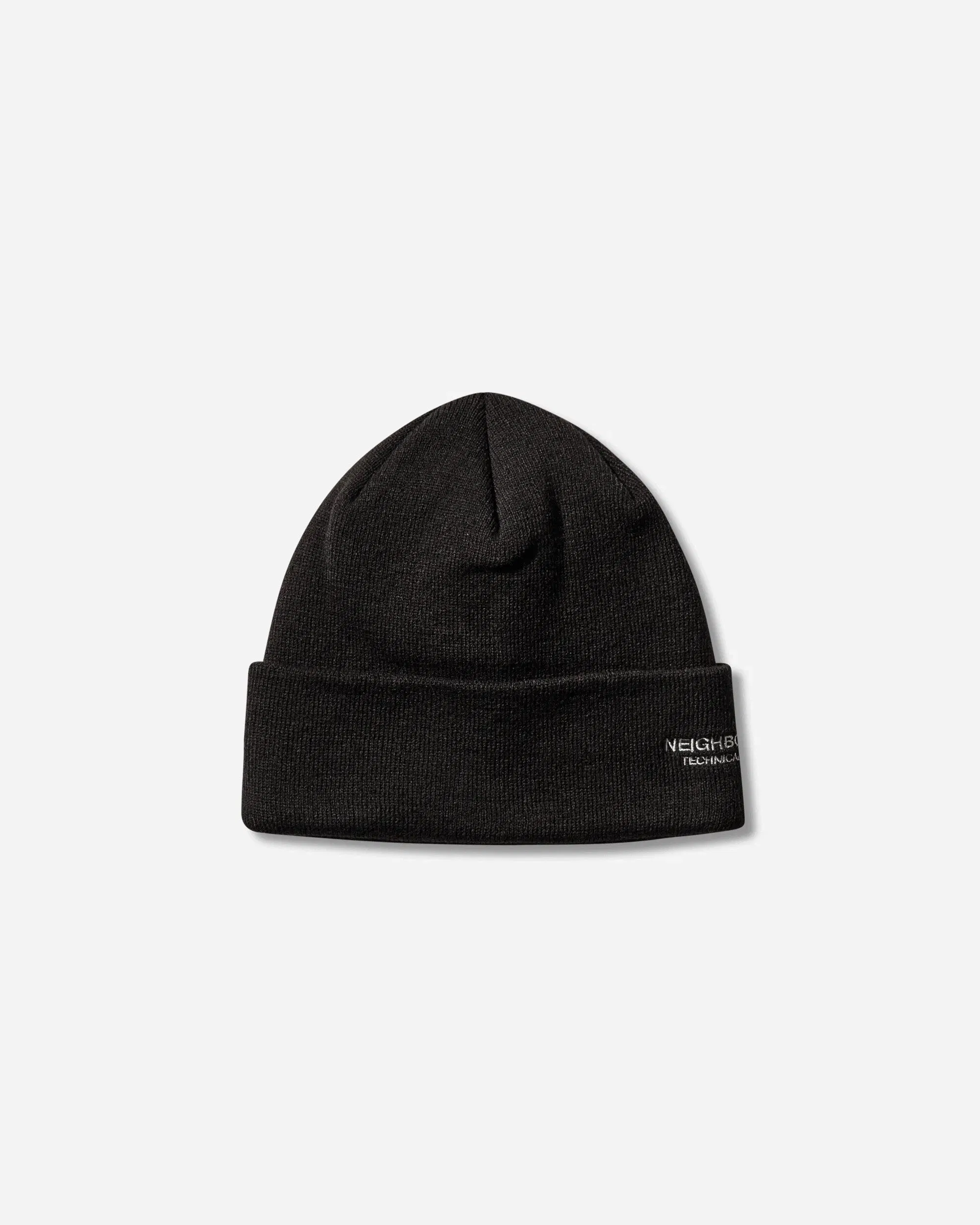 Neighborhood Logo Beanie Black