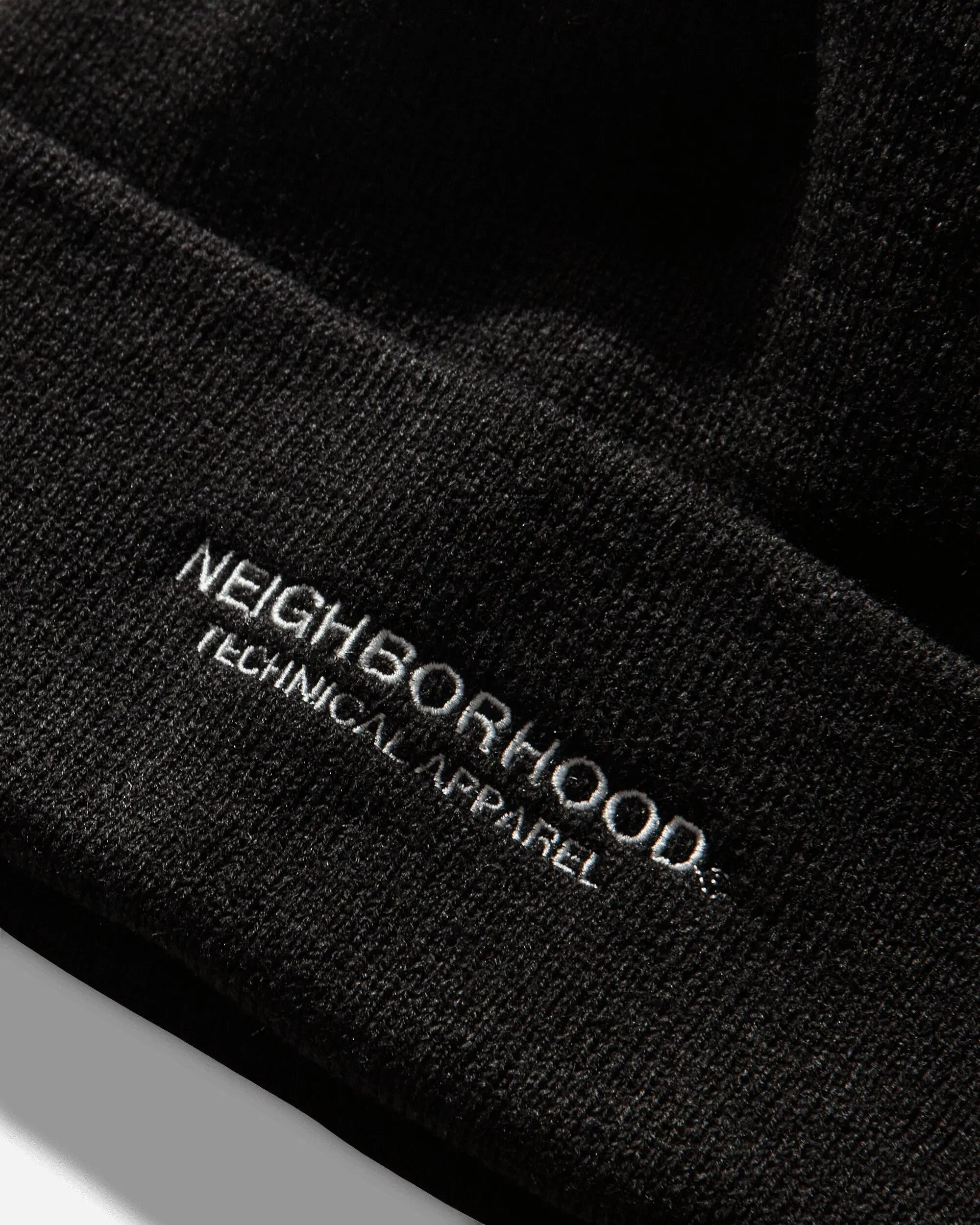 Neighborhood Logo Beanie Black