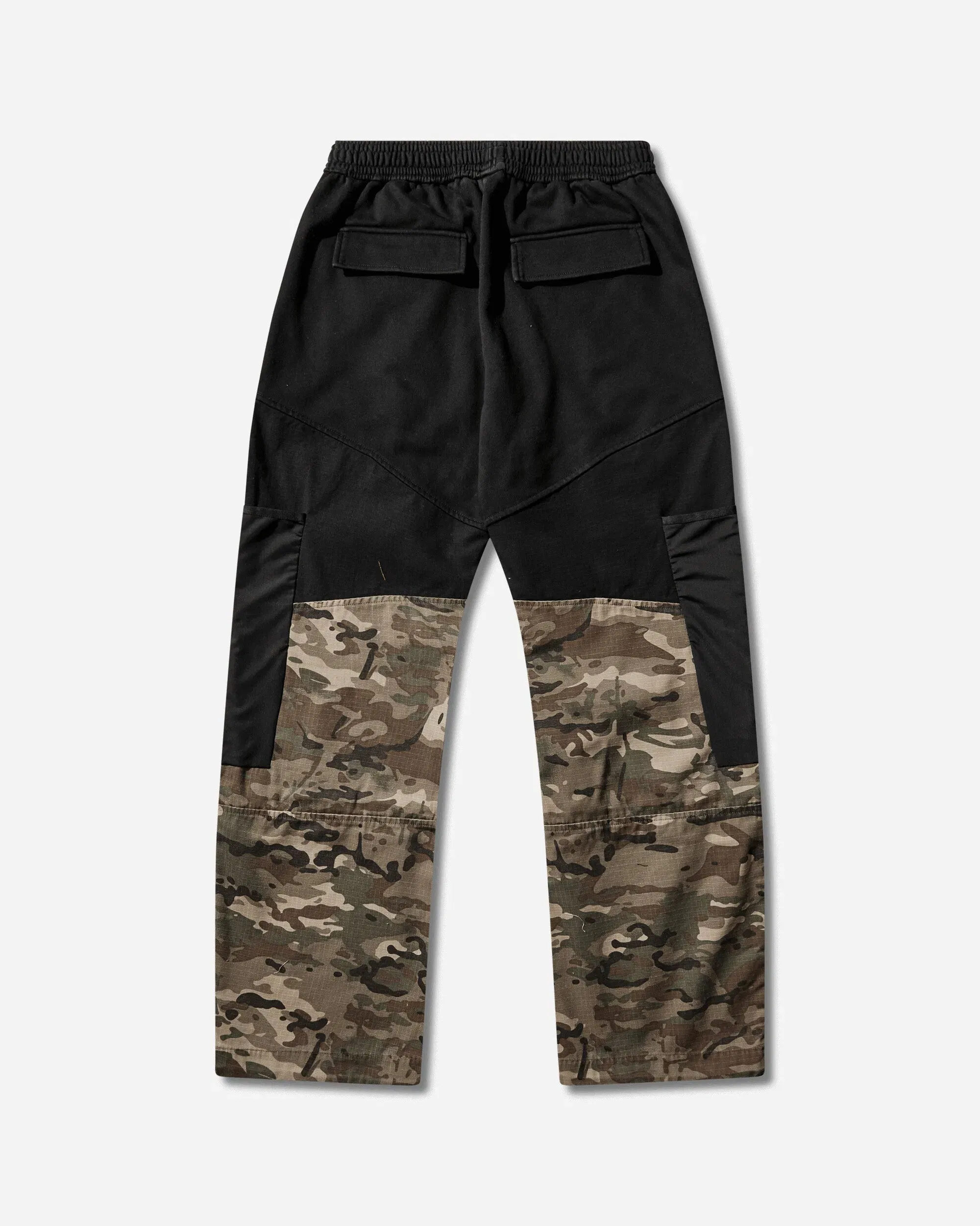 Matthew M. Williams Men's Camo Cargo Half Leg Sweatpants Black