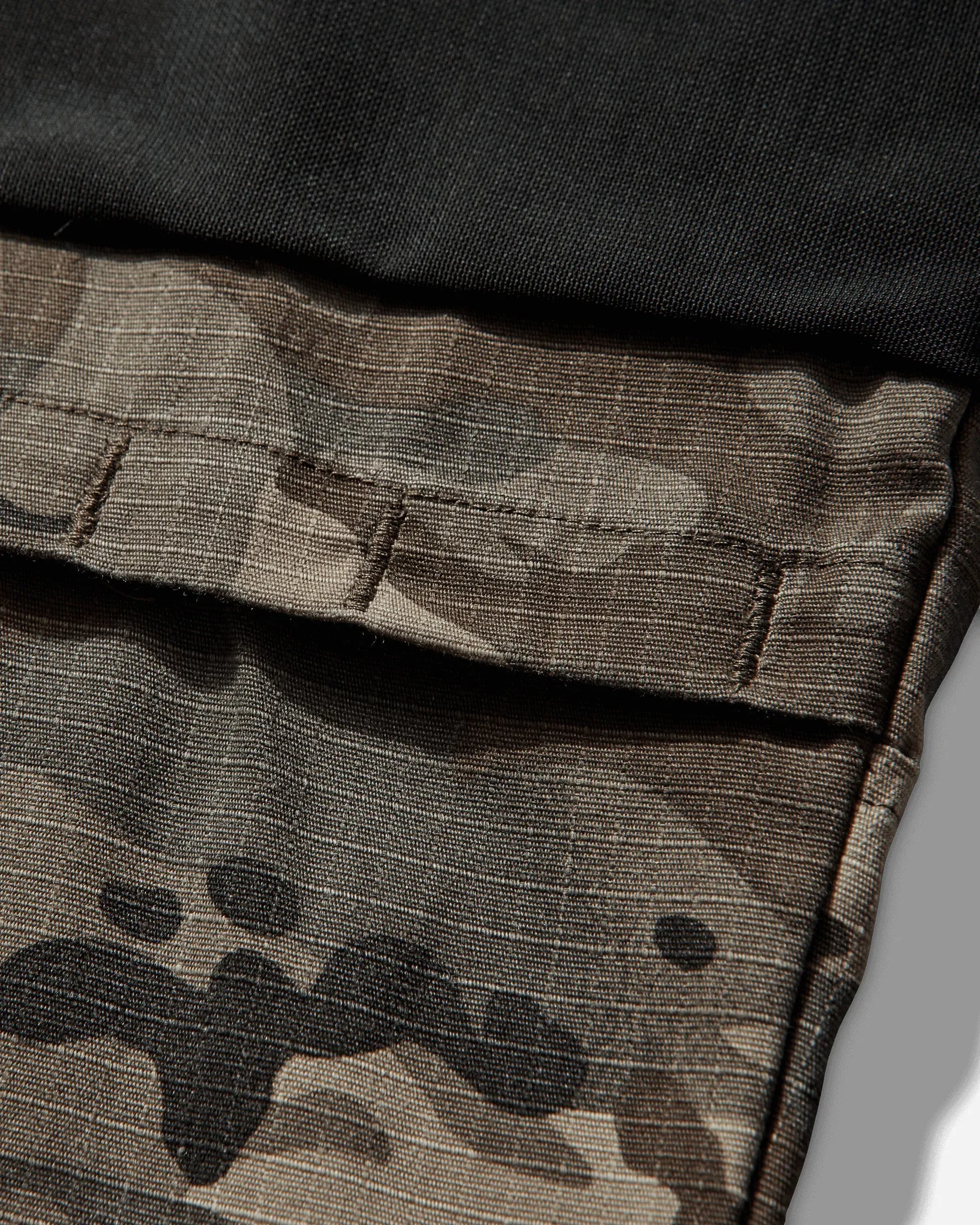 Matthew M. Williams Men's Camo Cargo Half Leg Sweatpants Black