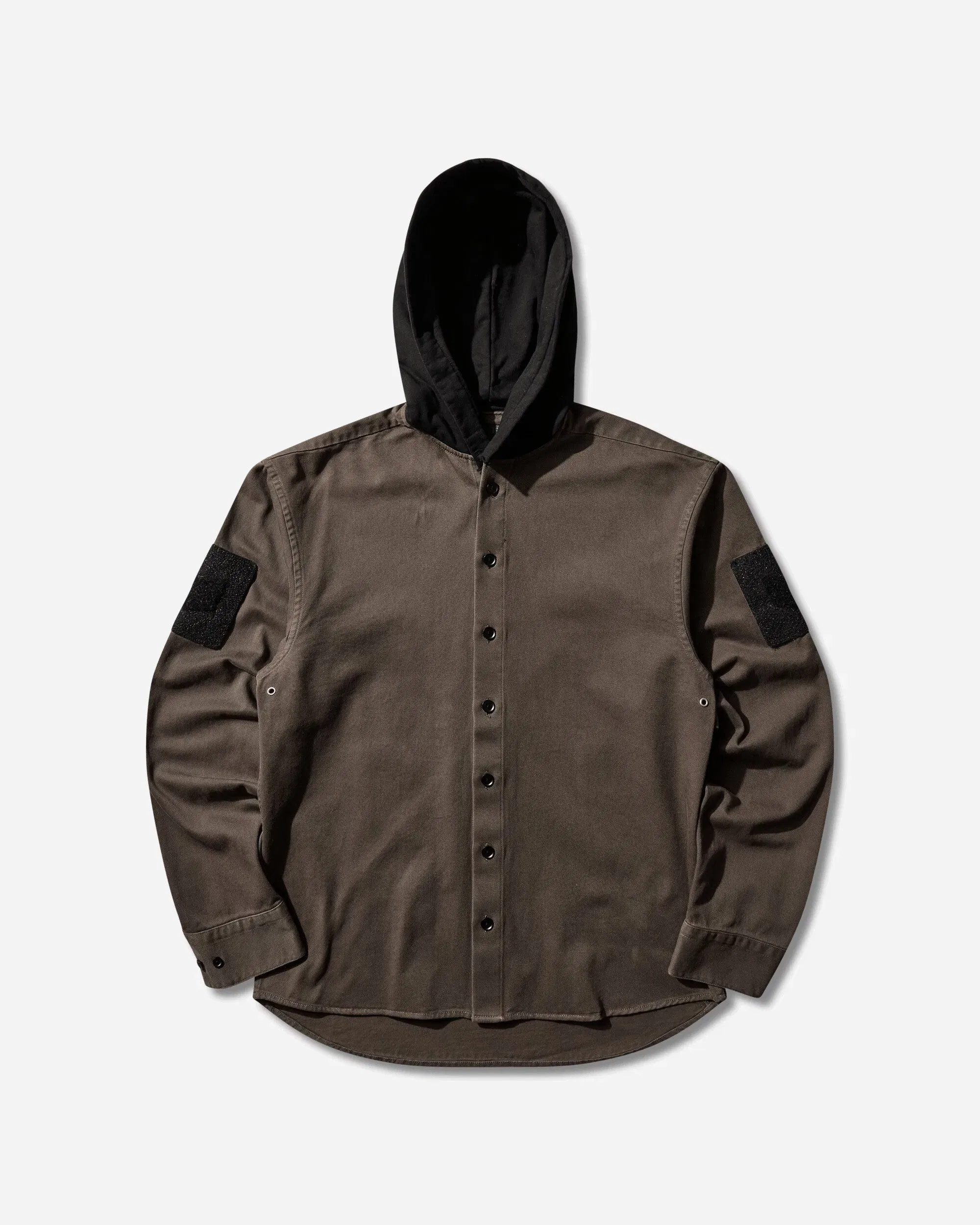 DIARY 1999 Men's Hooded Shirt Khaki
