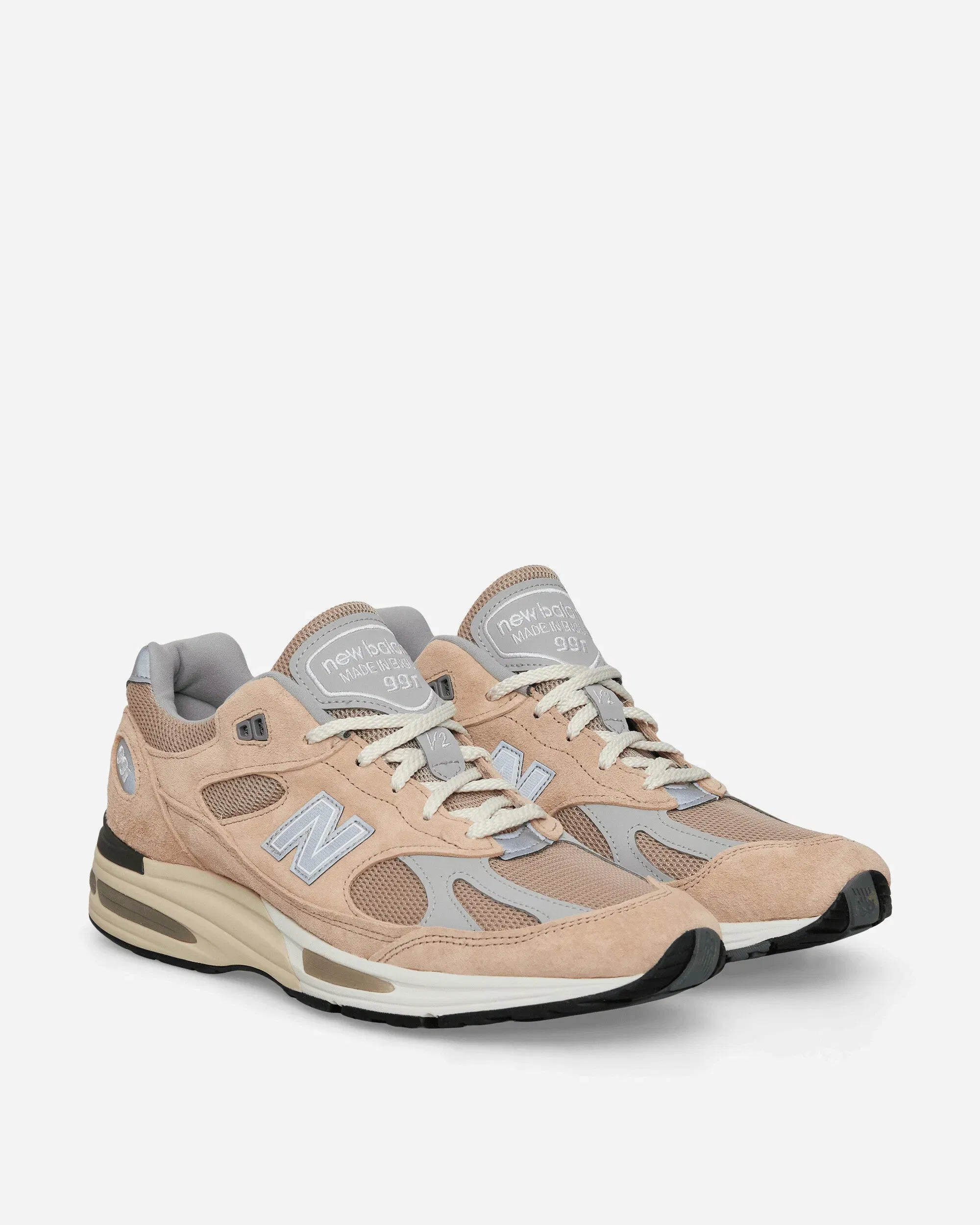 New Balance Made in UK 991v2 Sneakers Cuban Sand / Harbor Mist / Silver