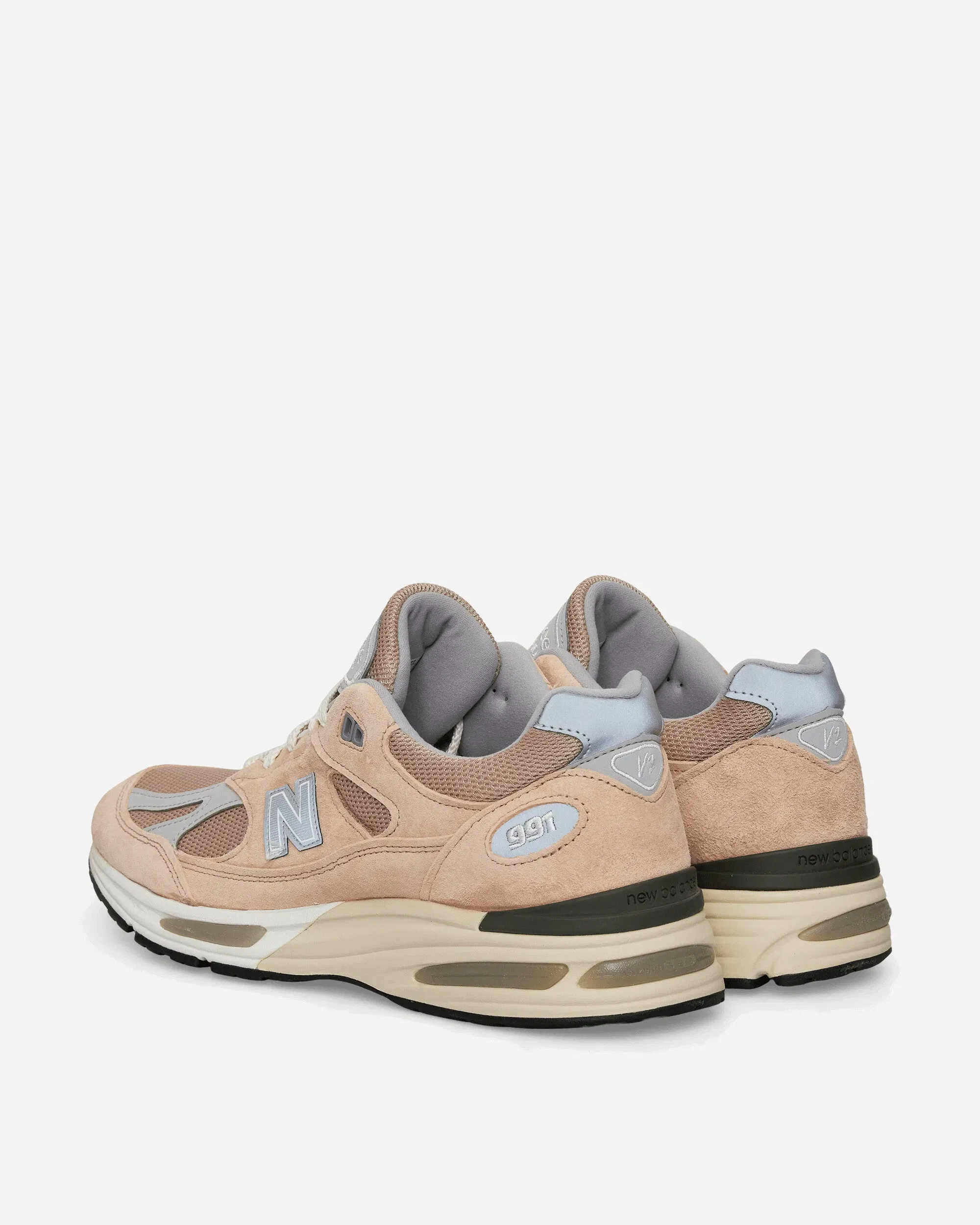 New Balance Made in UK 991v2 Sneakers Cuban Sand / Harbor Mist / Silver