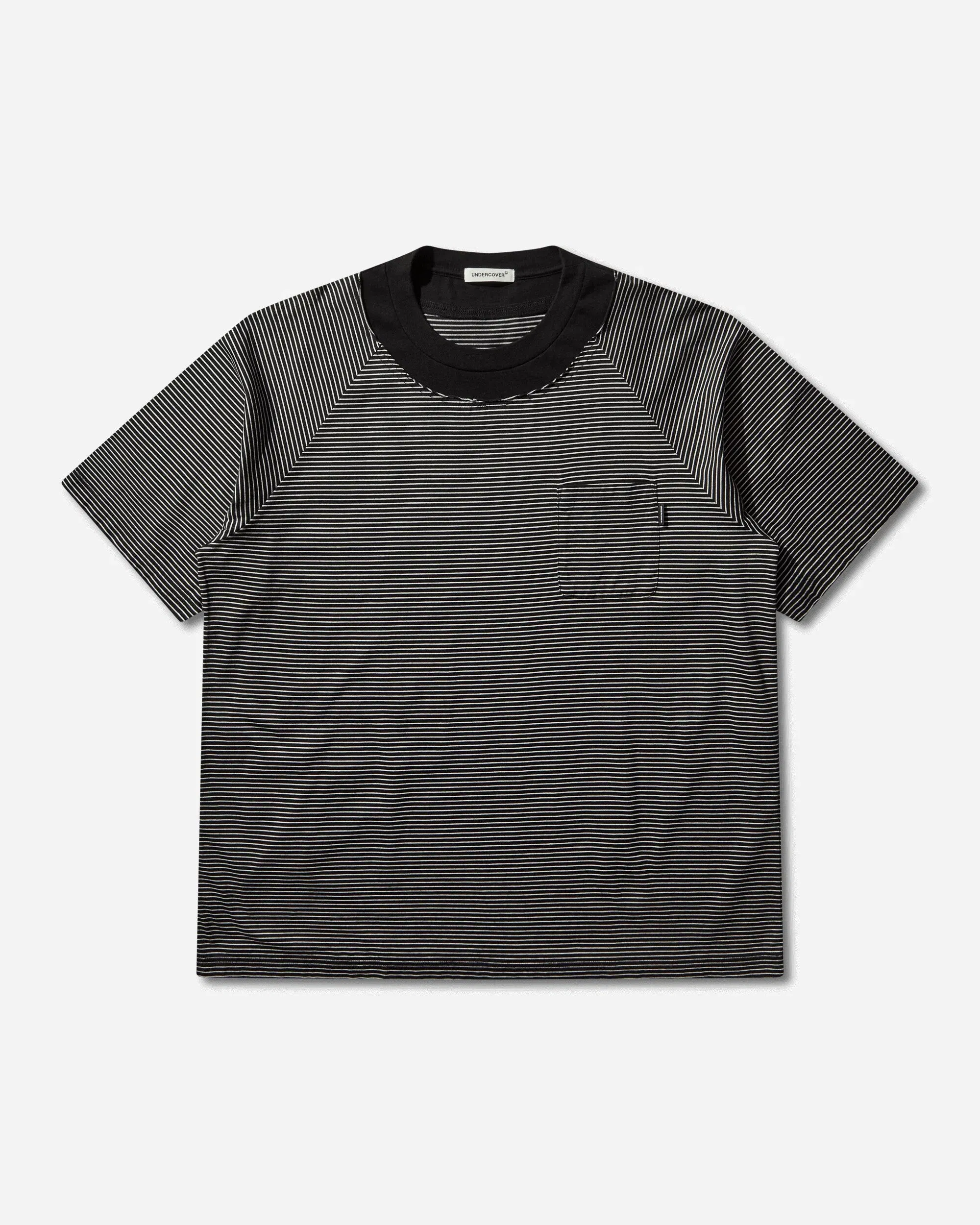 Undercover Men's Striped T-Shirt Black Border