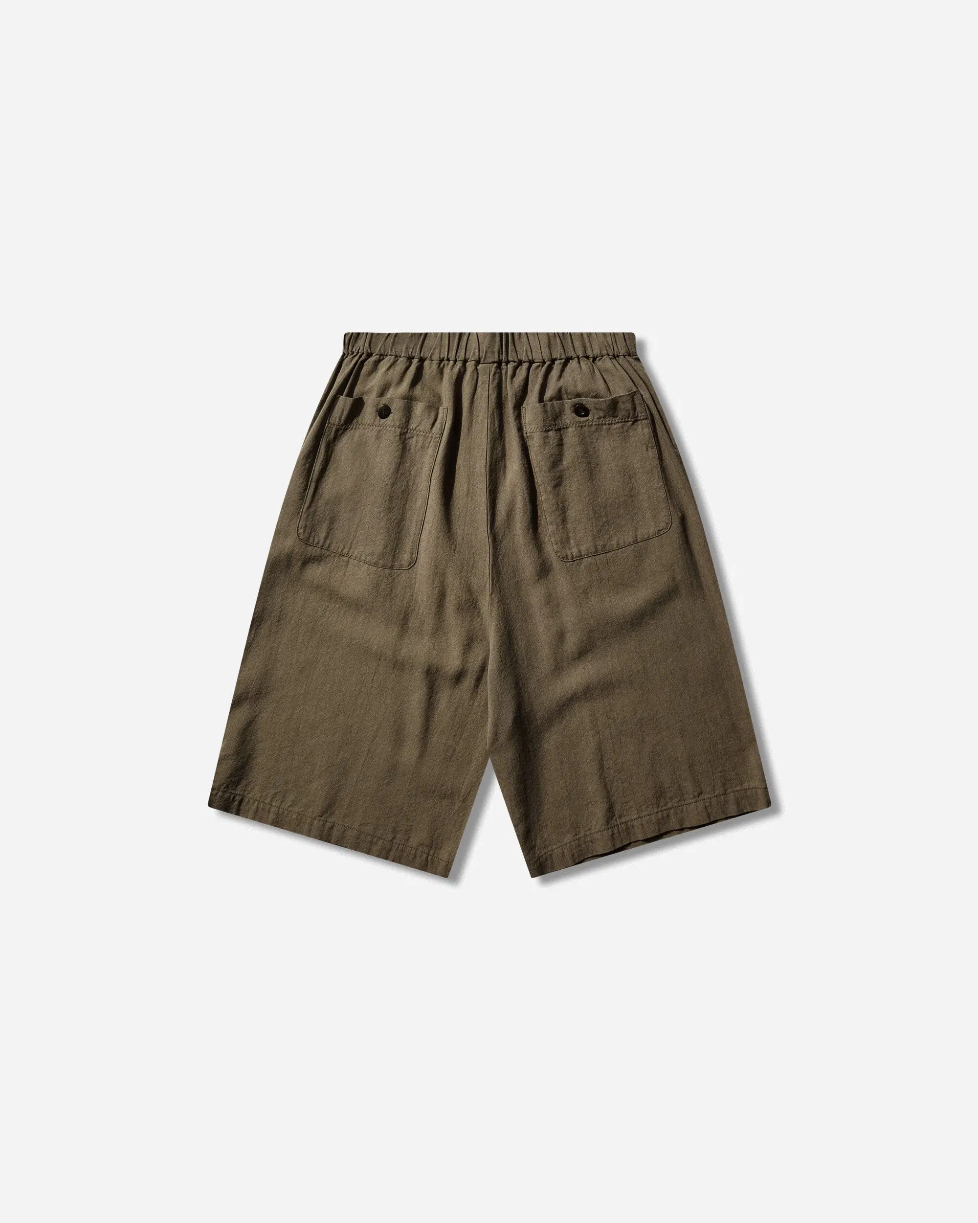 Undercover Men's Pleated Shorts Khaki