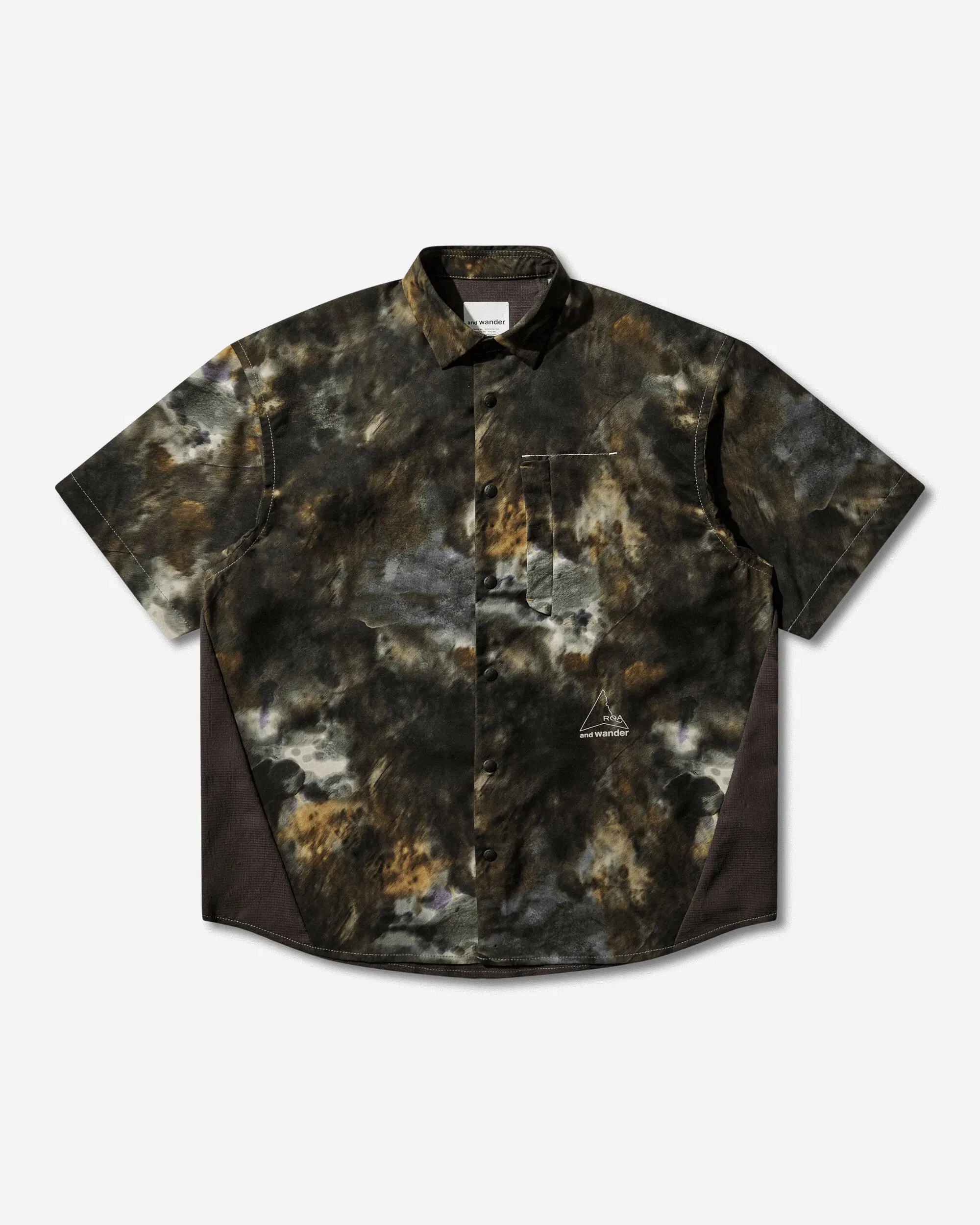 ROA and wander Printed Breathable Shirt Camo
