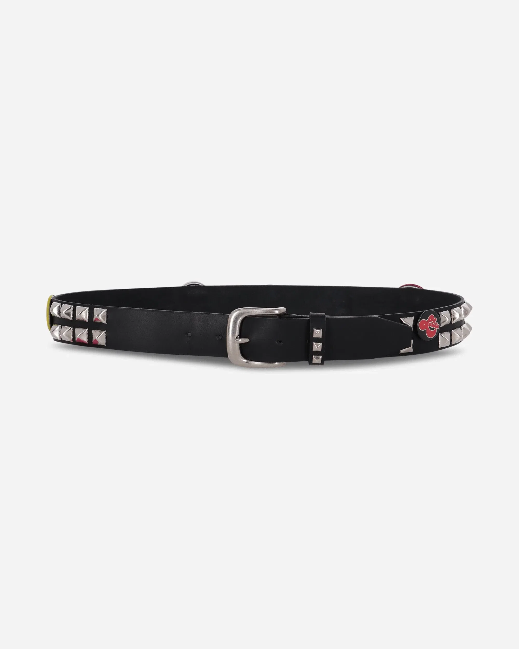 Hysteric Glamour Studs Badges Fever Belt Black