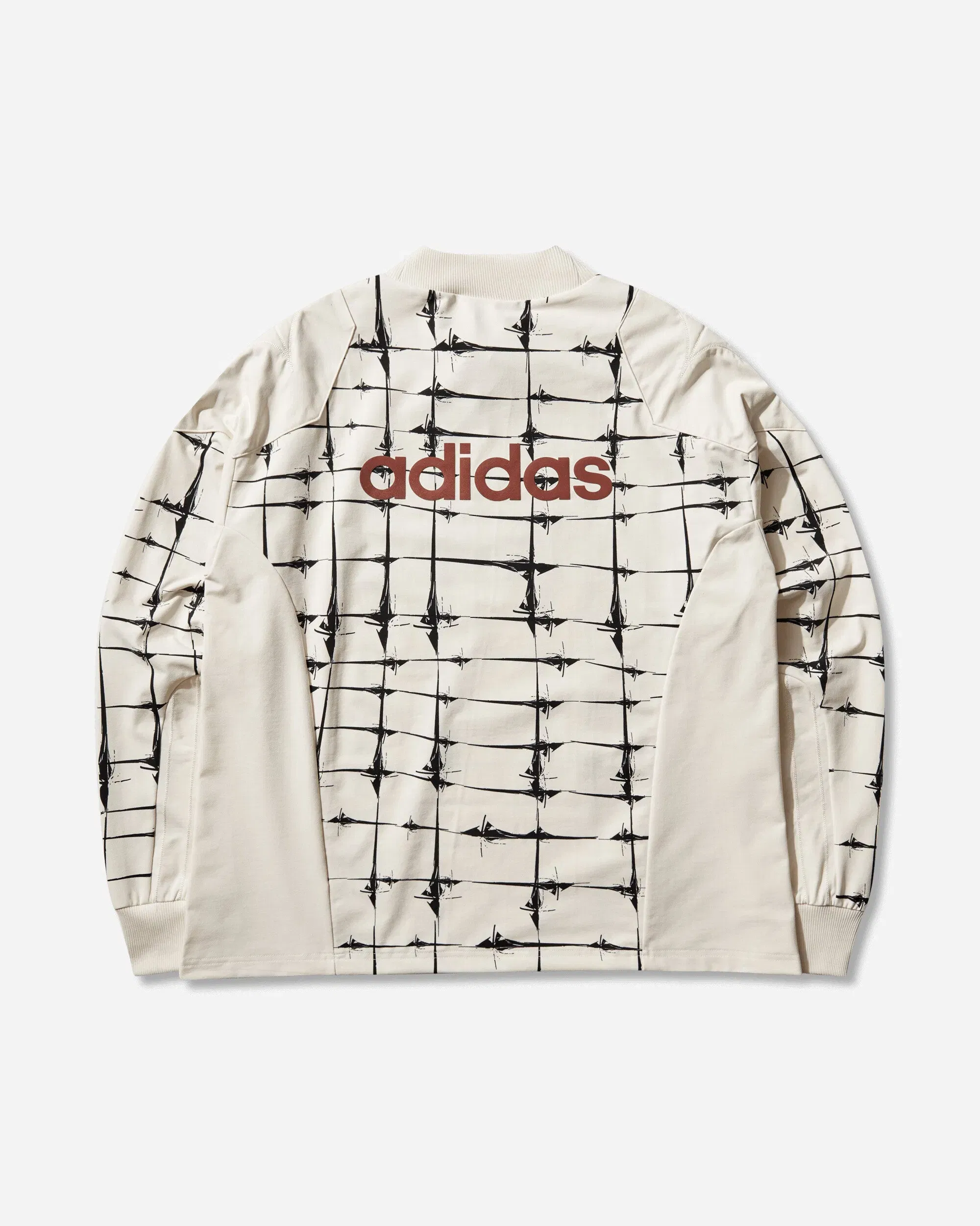 adidas Men's Thug Club Goalie Longsleeve T-Shirt Cream White