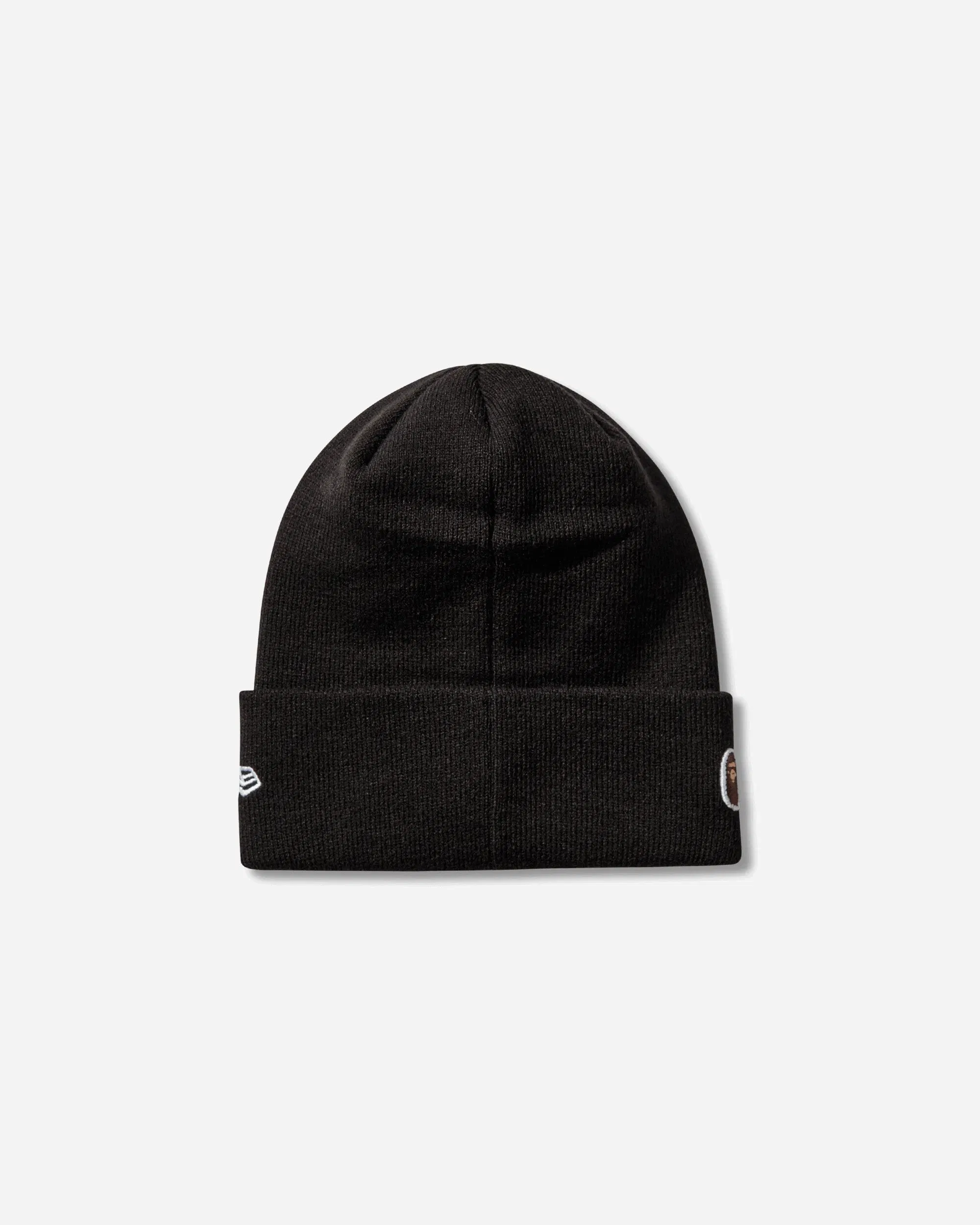 BAPE New Era Ape Head One Point Knit Cap Black