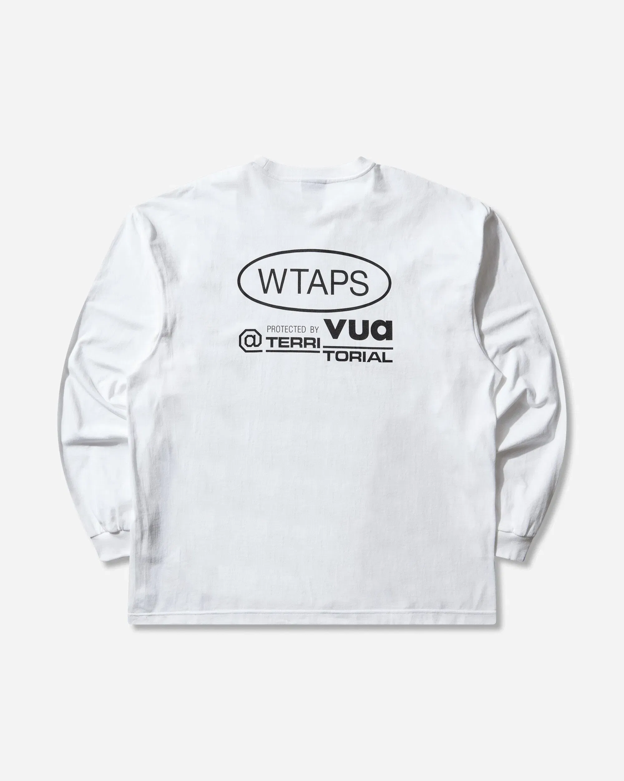 WTAPS Men's Protected By Longsleeve T-Shirt White