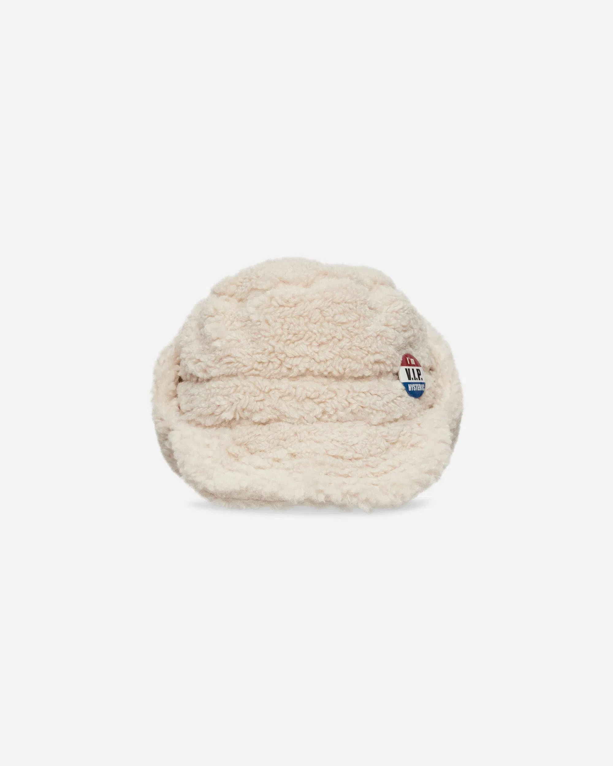 Hysteric Glamour I’m V.I.P. Hysteric Boa Flight Cap White