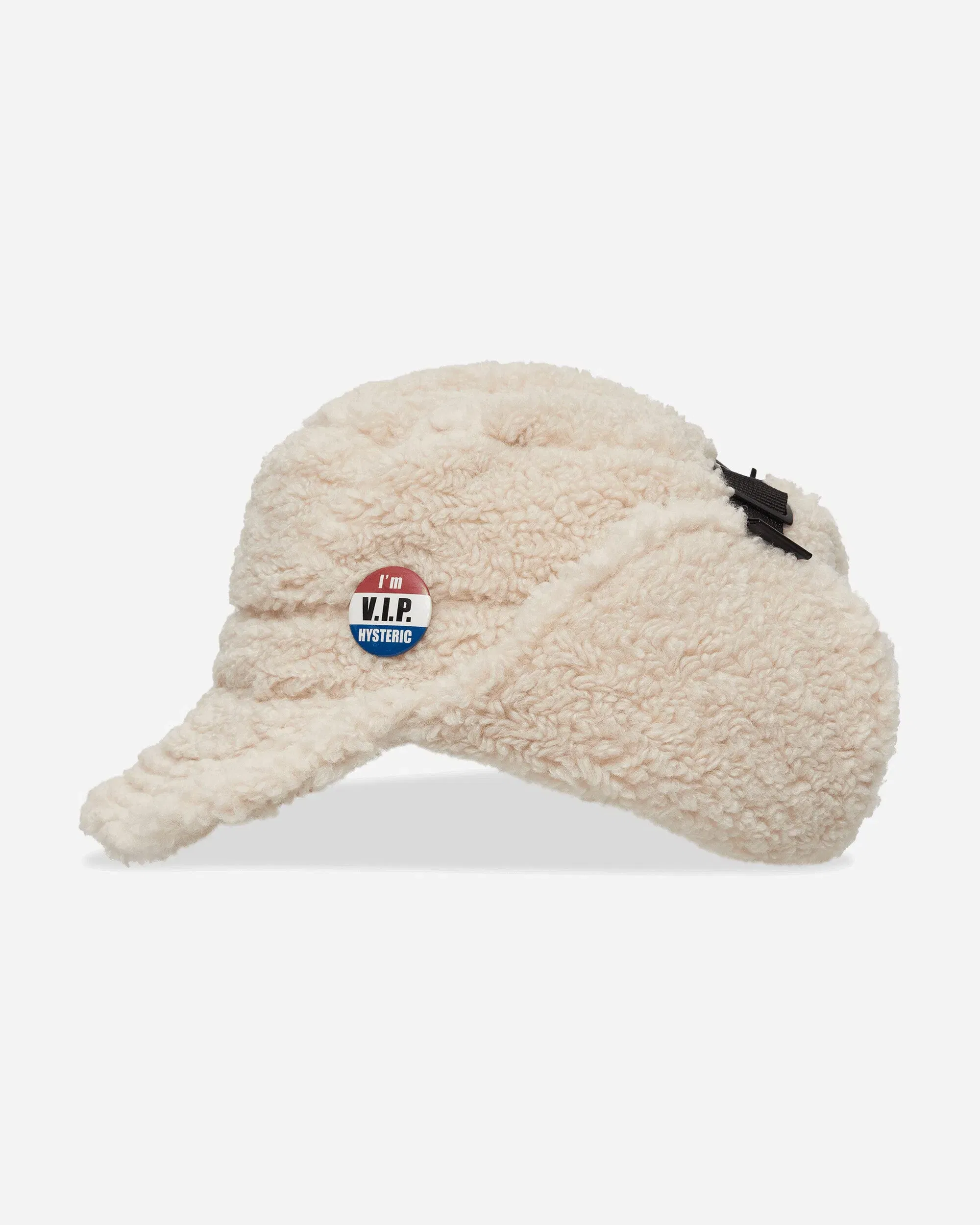 Hysteric Glamour I’m V.I.P. Hysteric Boa Flight Cap White