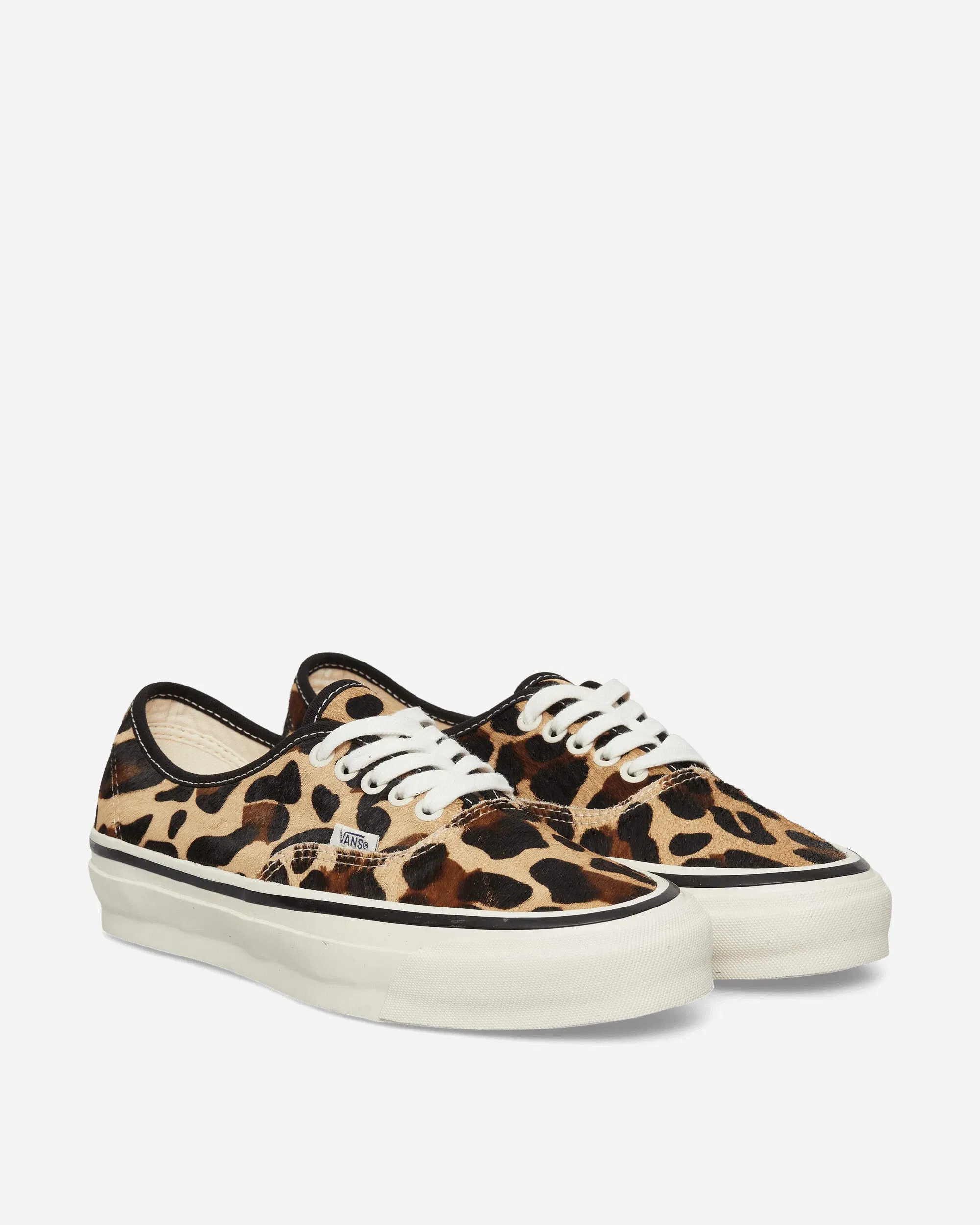 Vans Premium Authentic 44 Pony Hair Sneakers Marshmallow / Leopard