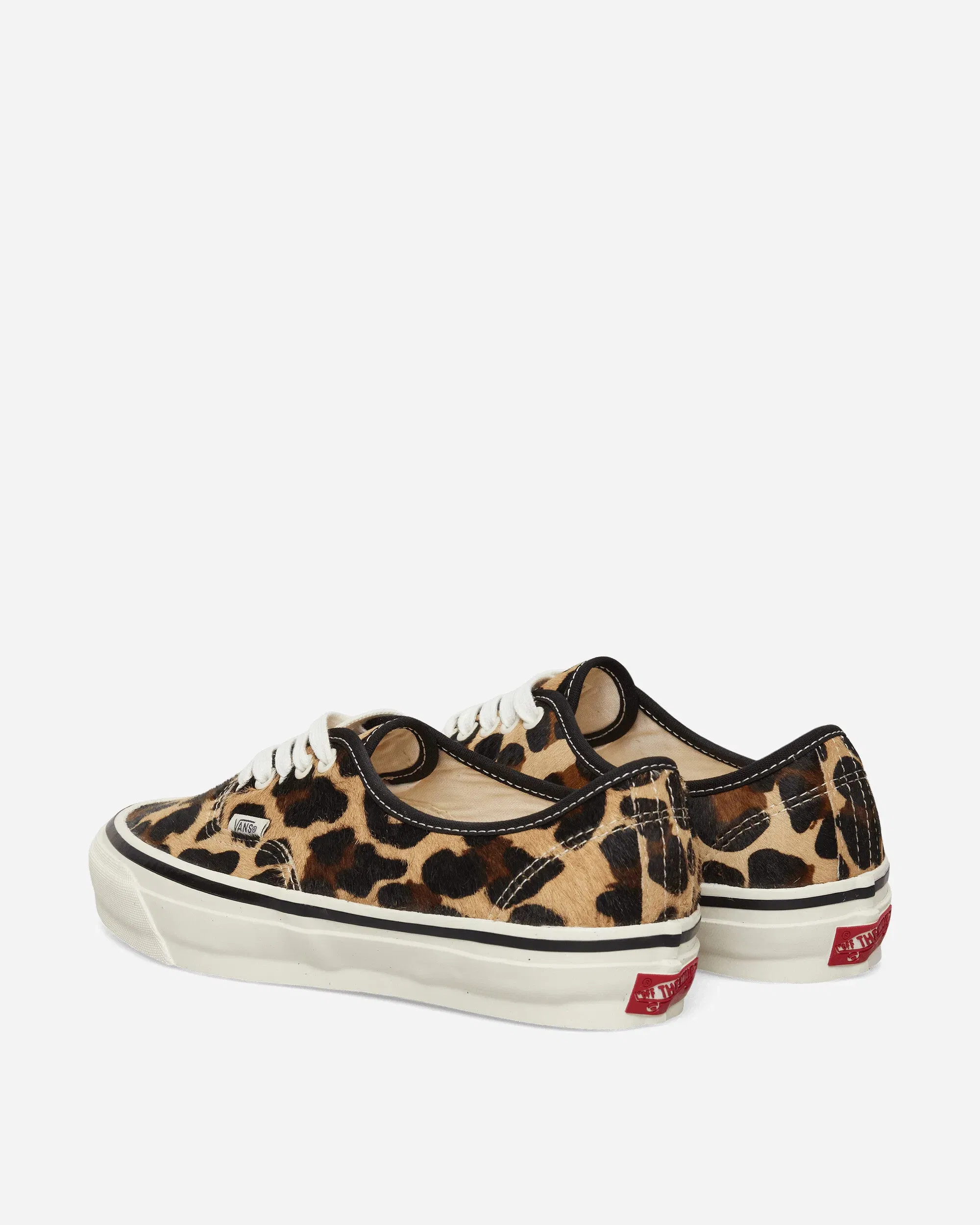 Vans Premium Authentic 44 Pony Hair Sneakers Marshmallow / Leopard