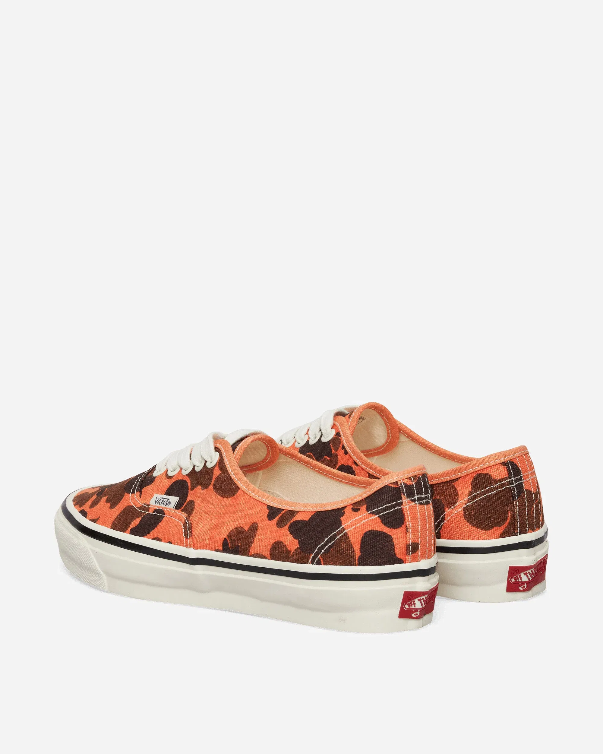 Vans Premium Authentic 44 Duck Camo Sneakers Orange