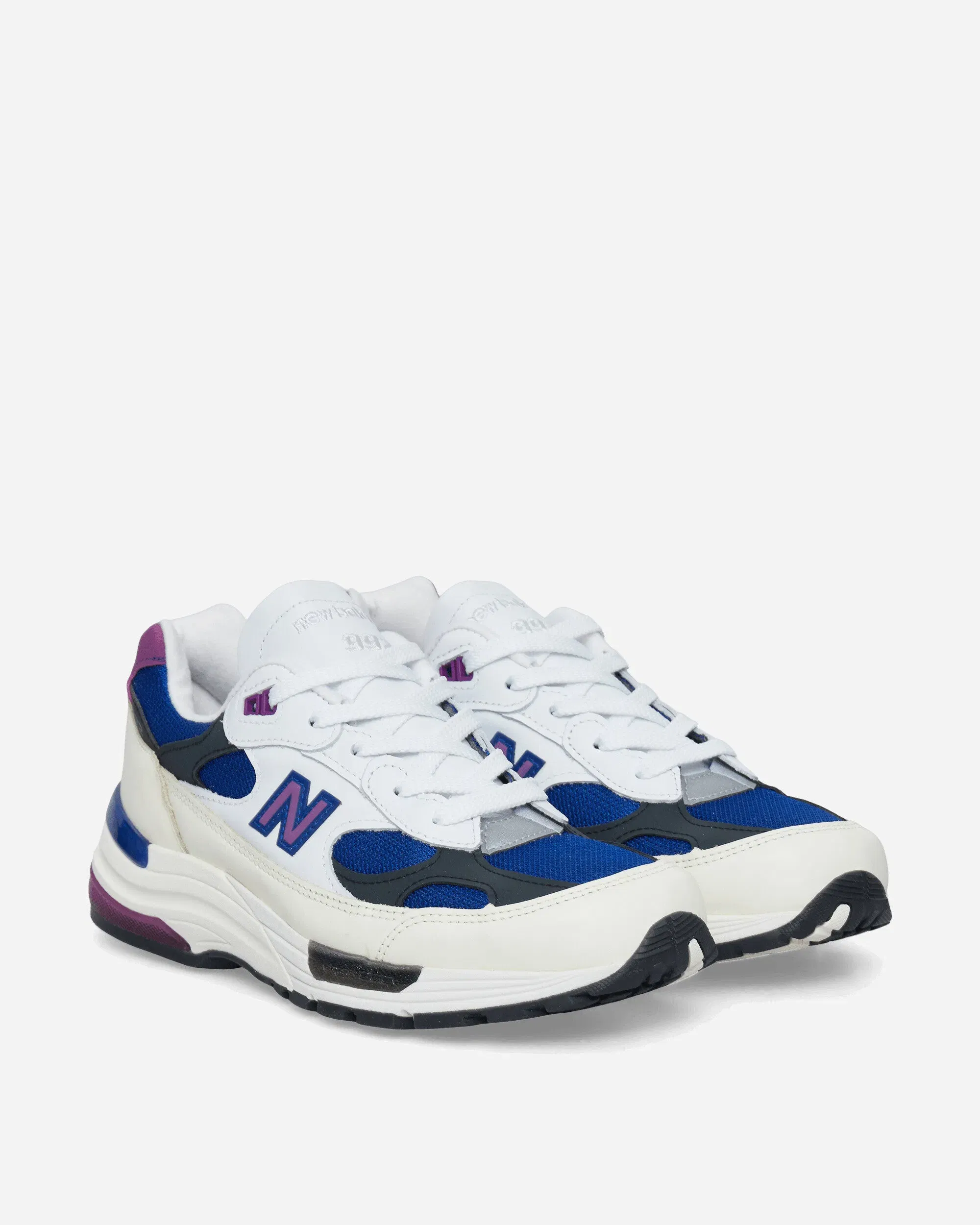 New Balance Made in USA 992 Sneakers White / Team Royal / Purple Fuschia