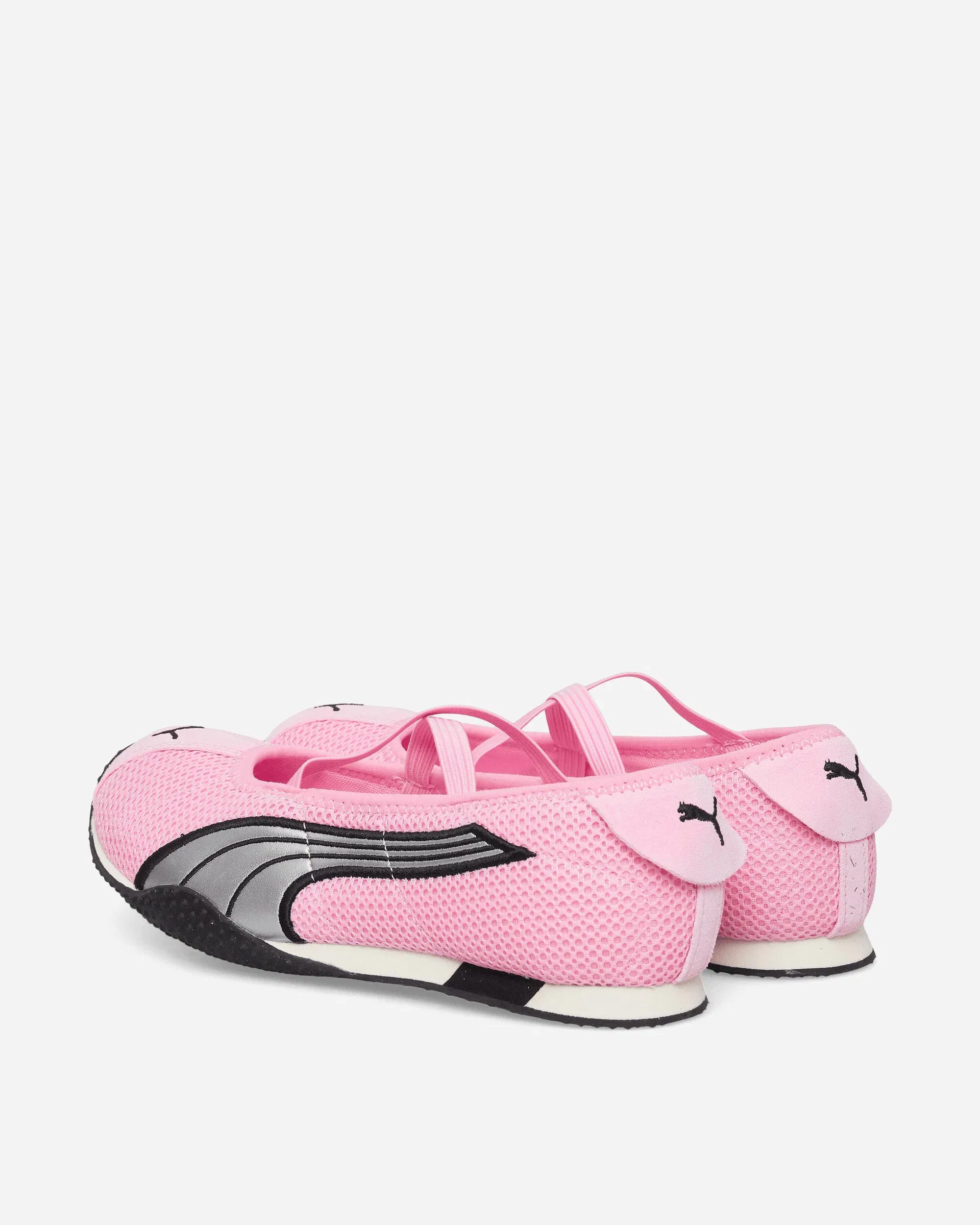 Puma Women's H-Street Ballet Sneakers Pink Shimmer / Silver