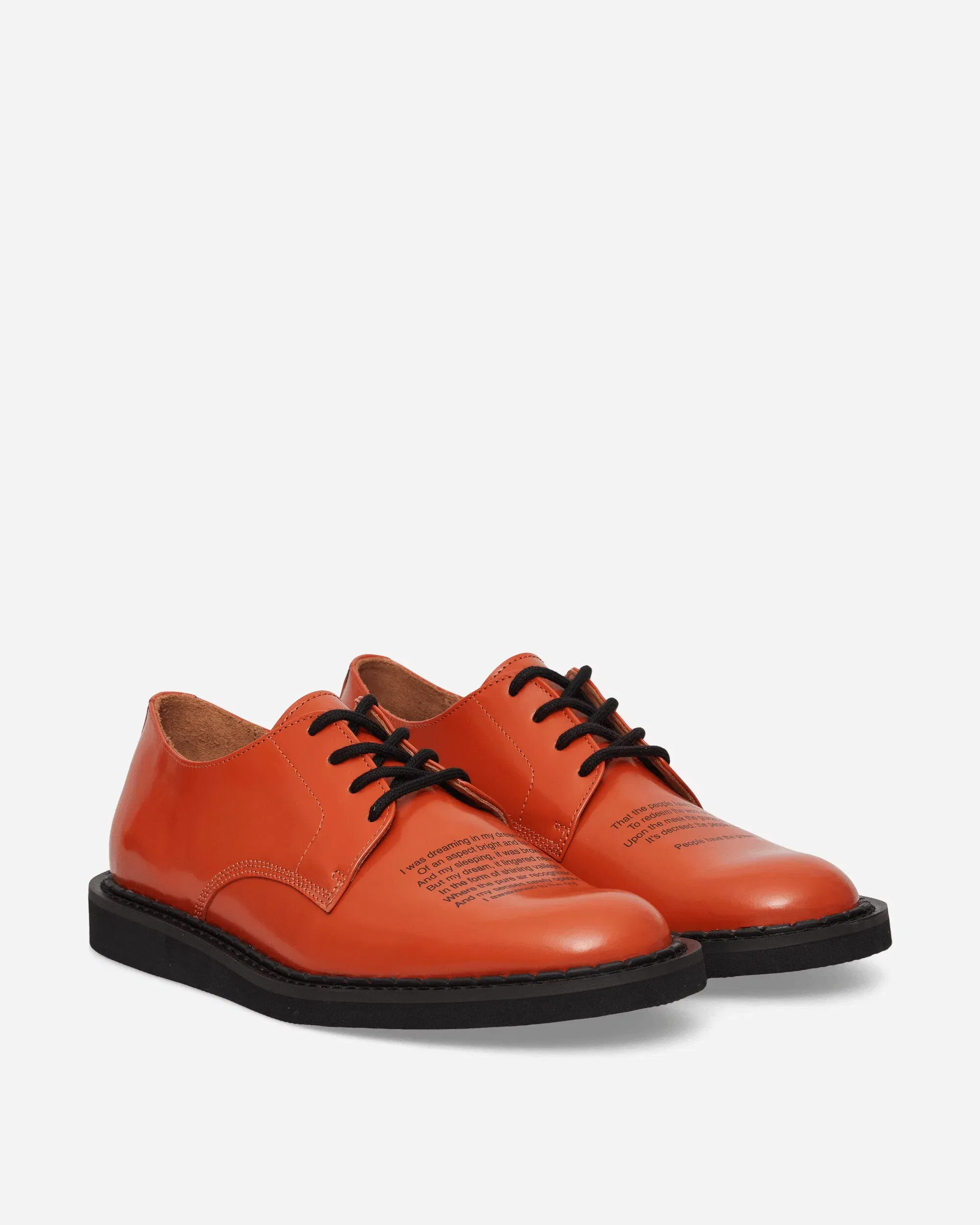 George Cox UNDERCOVER People Have the Power Derby Shoes Copper
